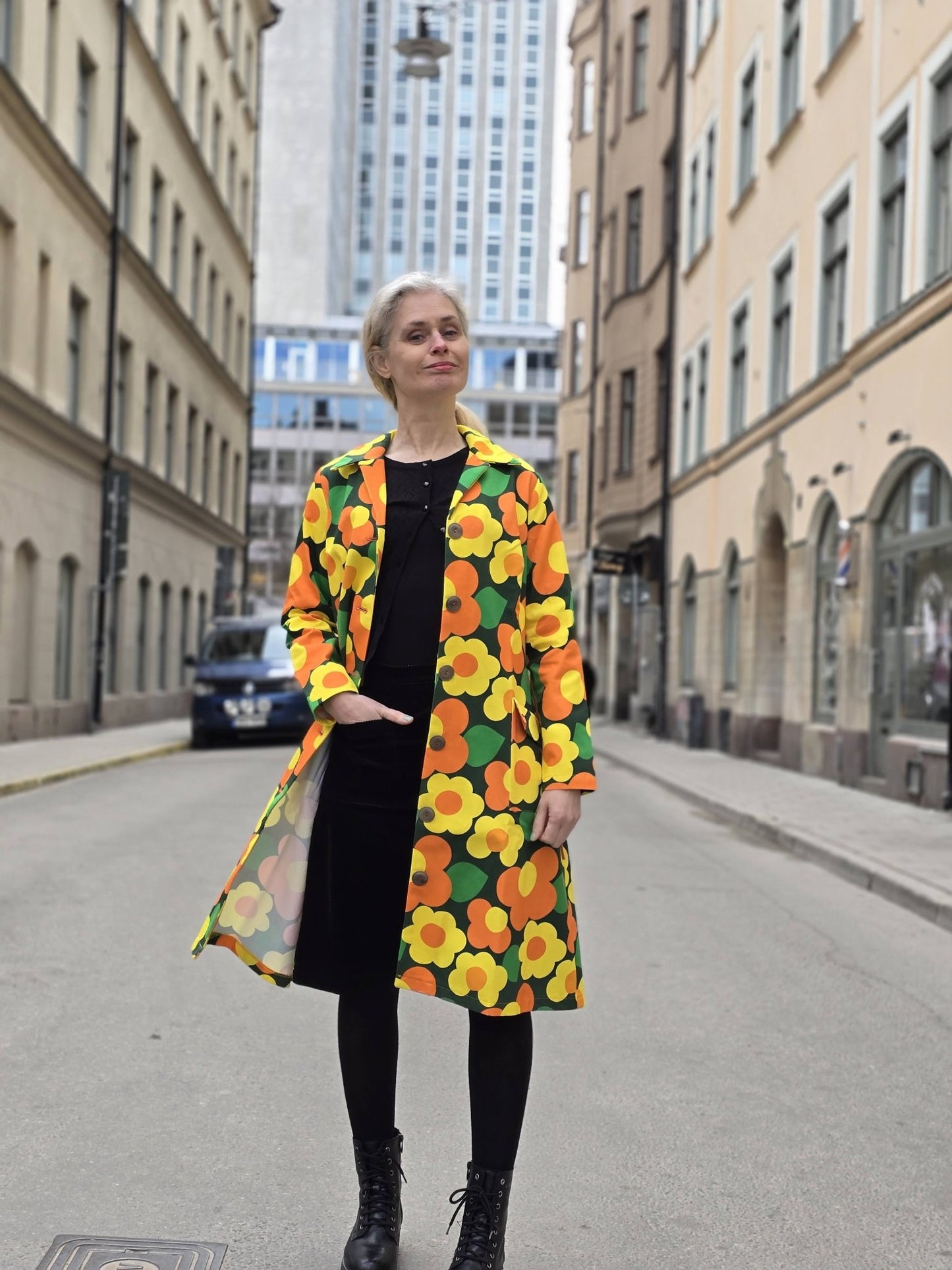 Retro kappa Twiggy - Rino Design Sthlm