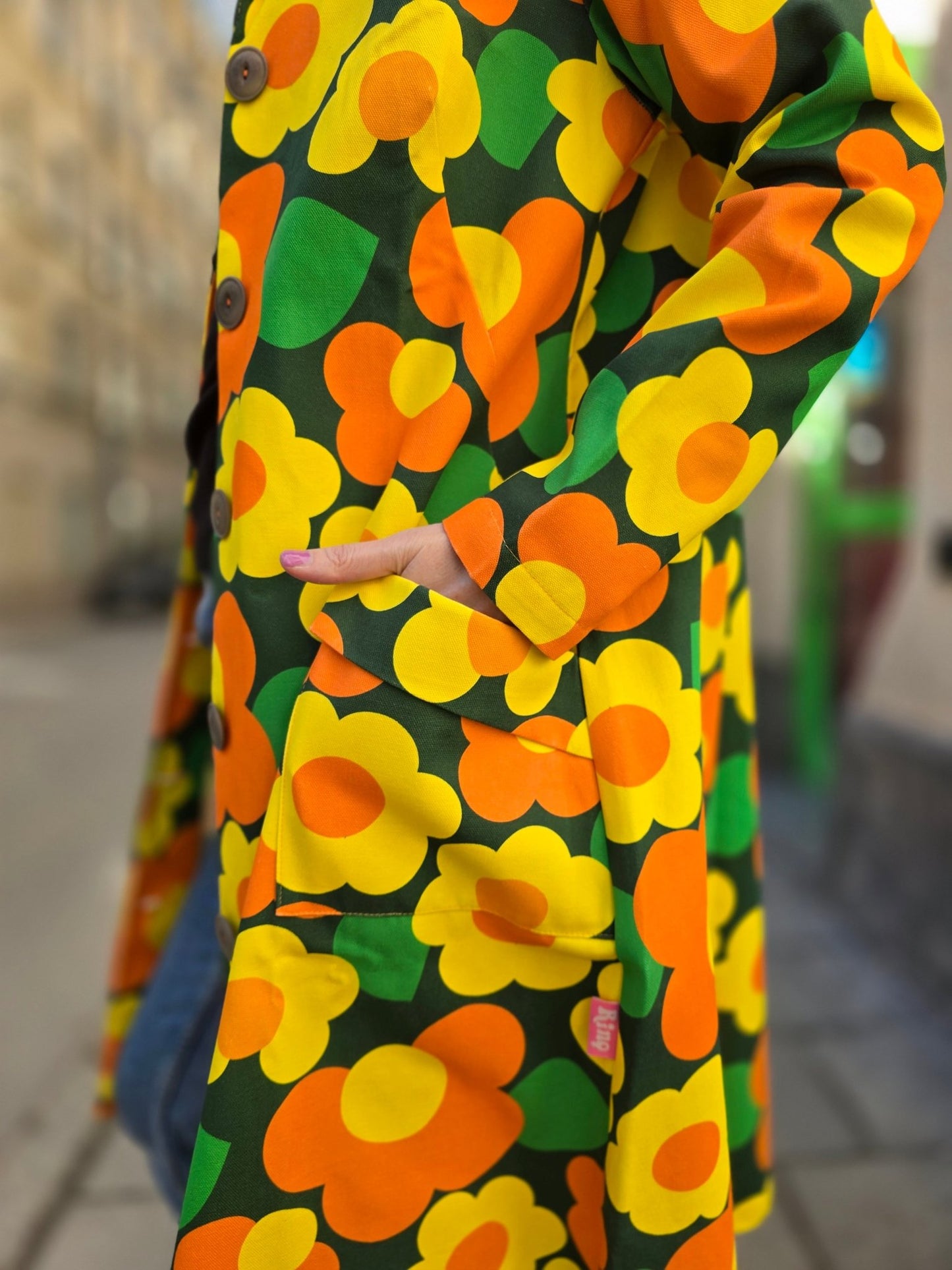 Retro kappa Twiggy - Rino Design Sthlm