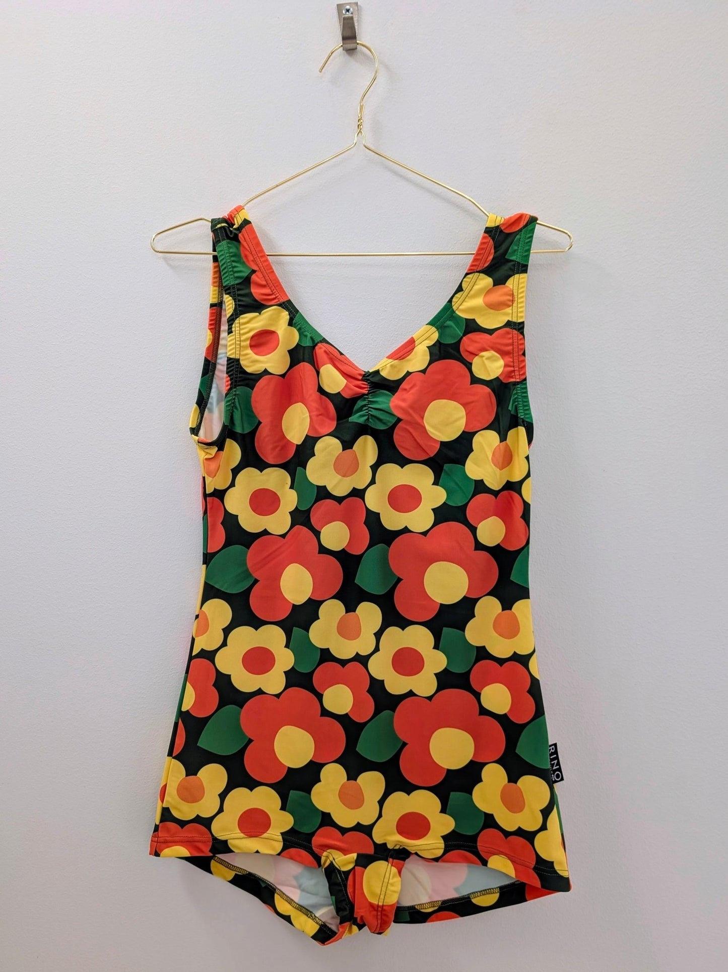Retromönstrad Baddräkt Twiggy - Rino Design Sthlm