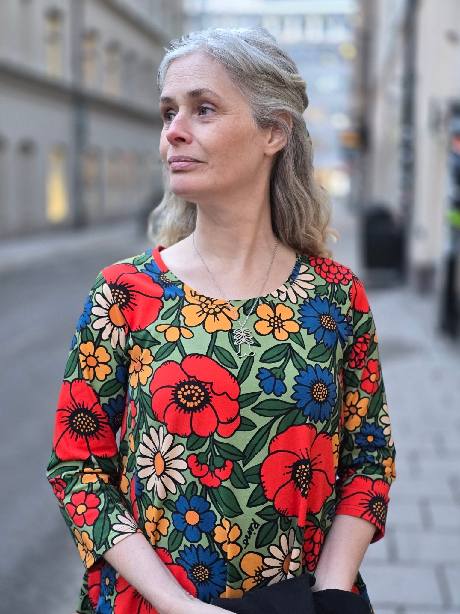 Klänning A - linje Bukett | Rino Klänning i S från Rino Design Sthlm