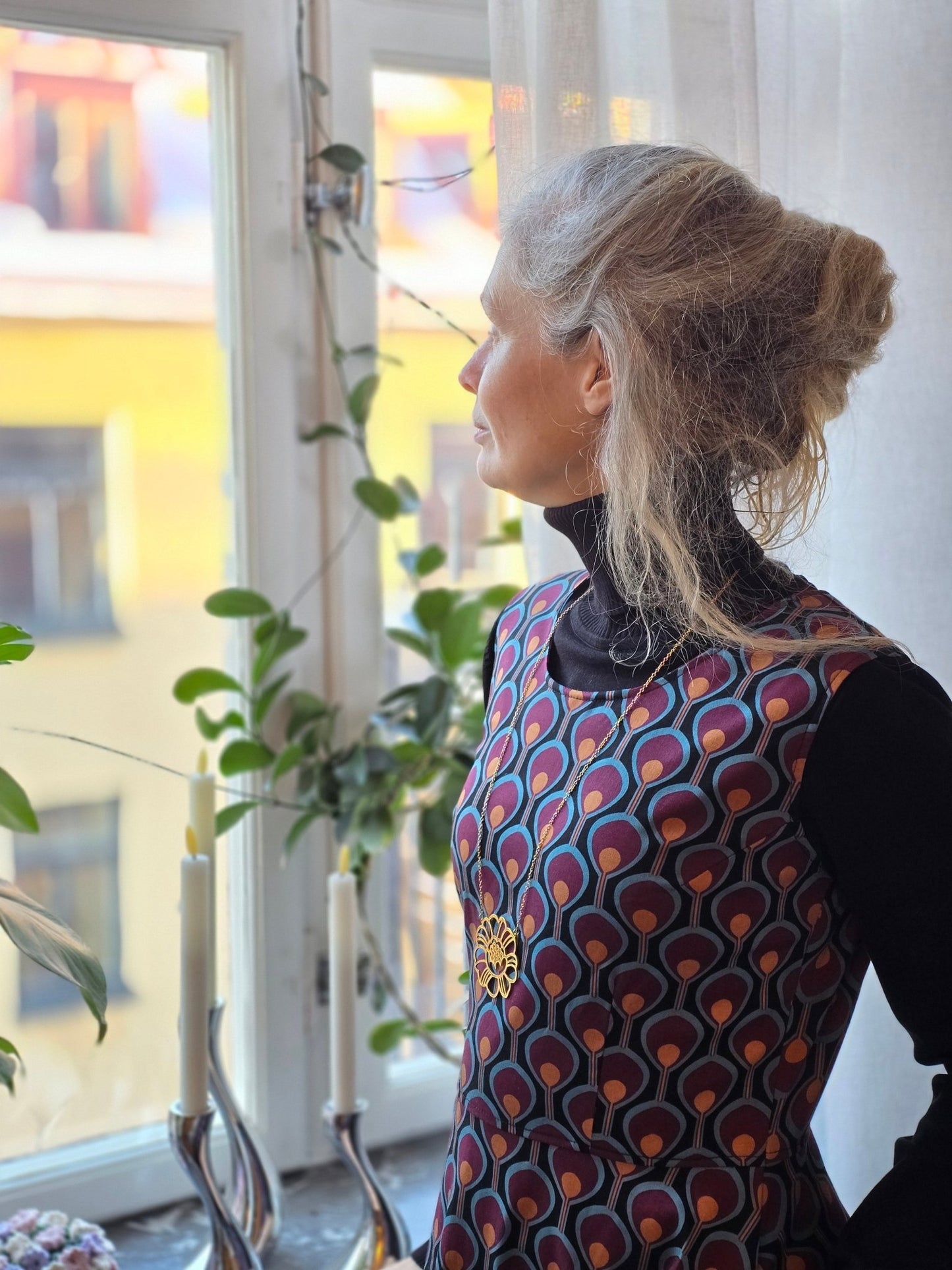 Rino Pionklänning Påfågel Mörk - Rino Design Sthlm