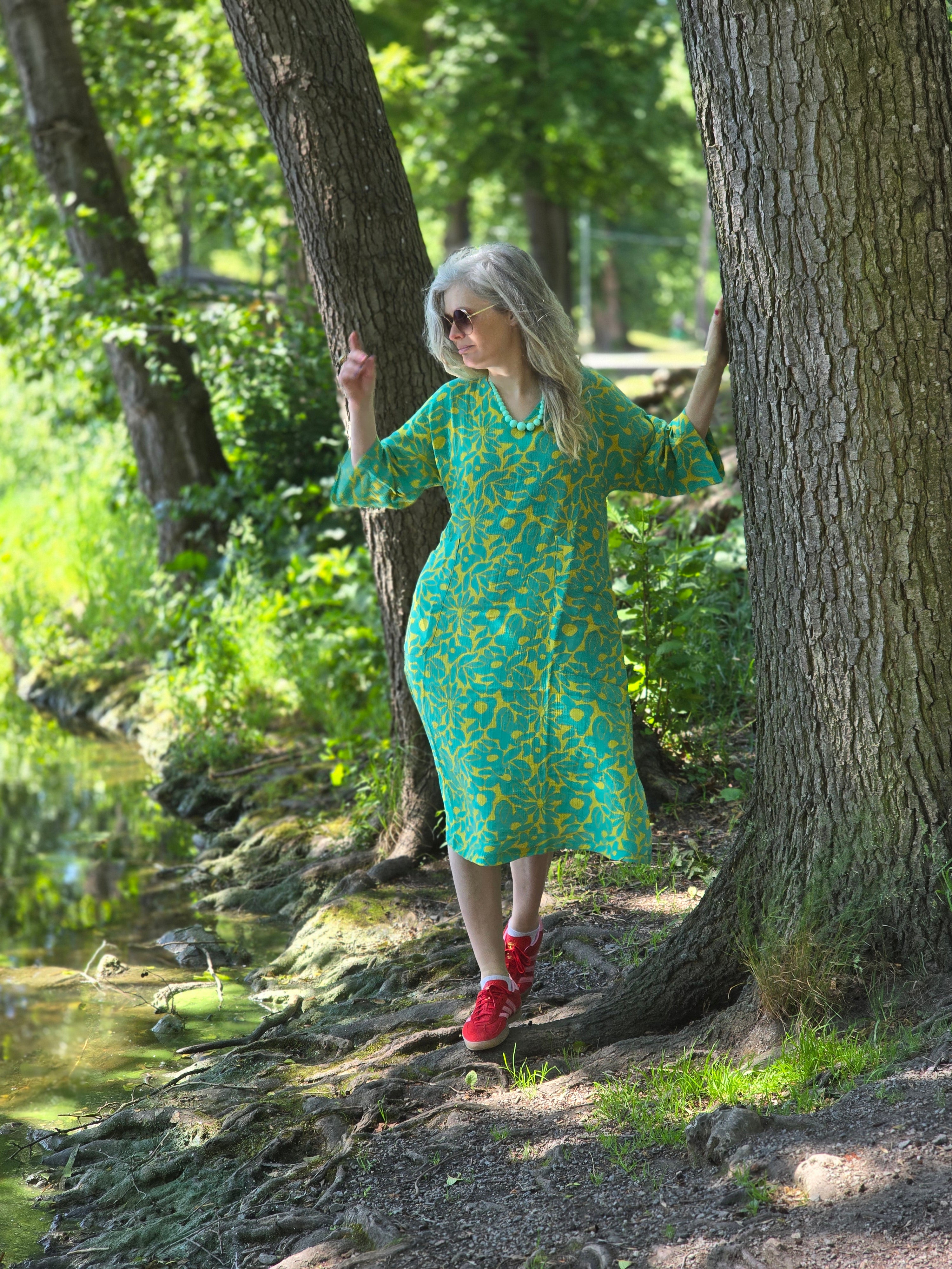 Klänning Vera Lime muslin | Rino