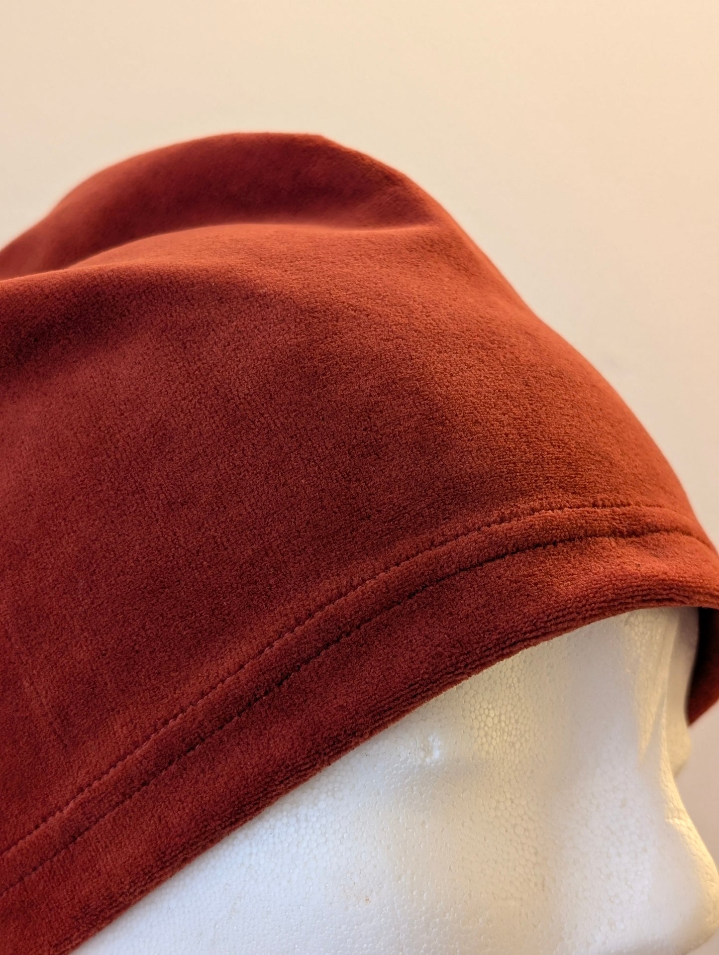 Mössa Velour Rost