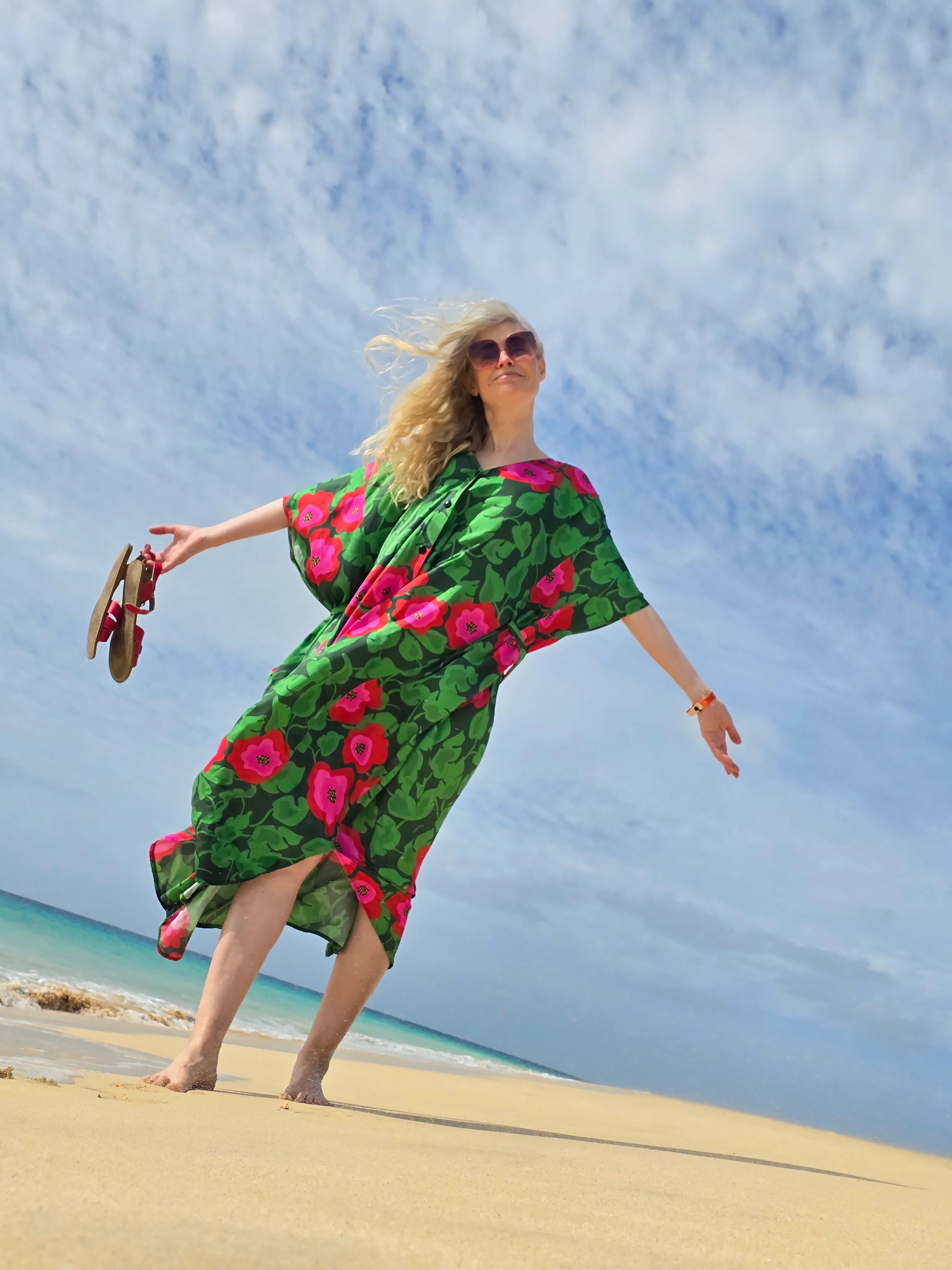 Kaftanklänning Multi Törnrosa | Rino