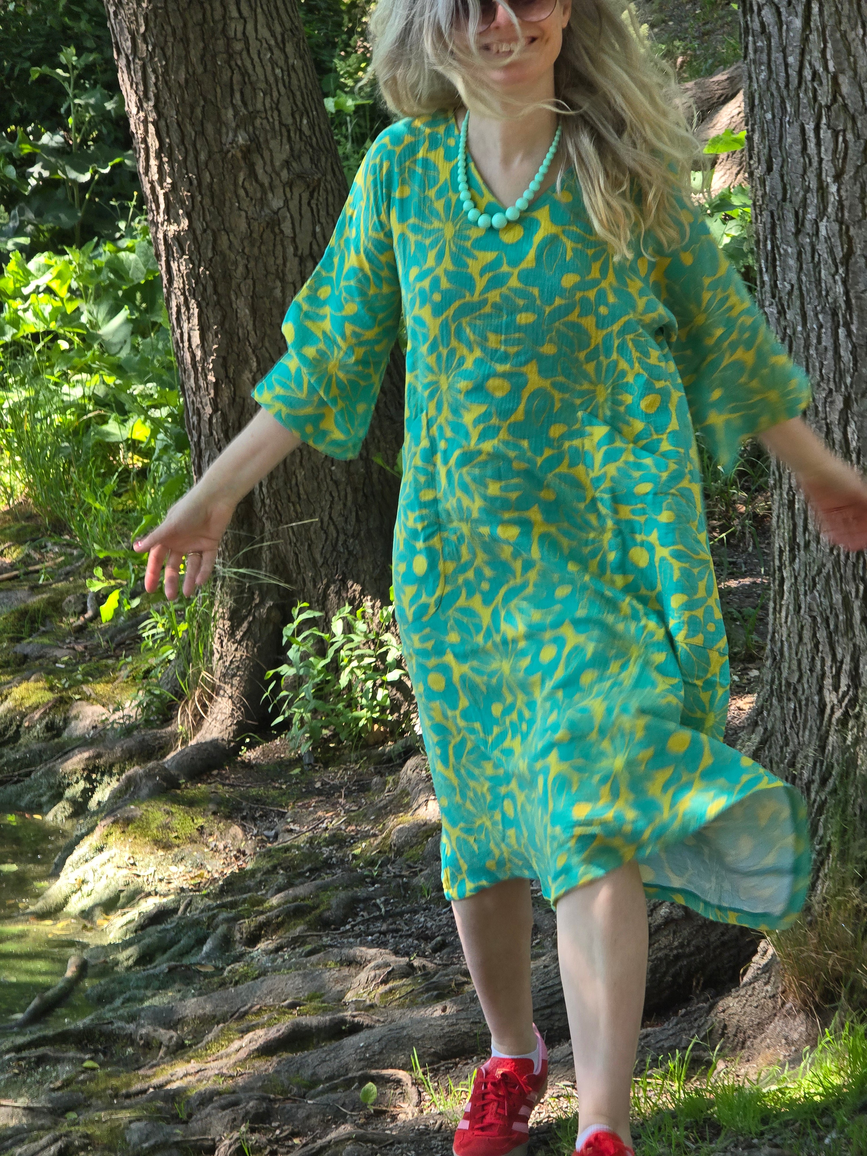Klänning Vera Lime muslin | Rino