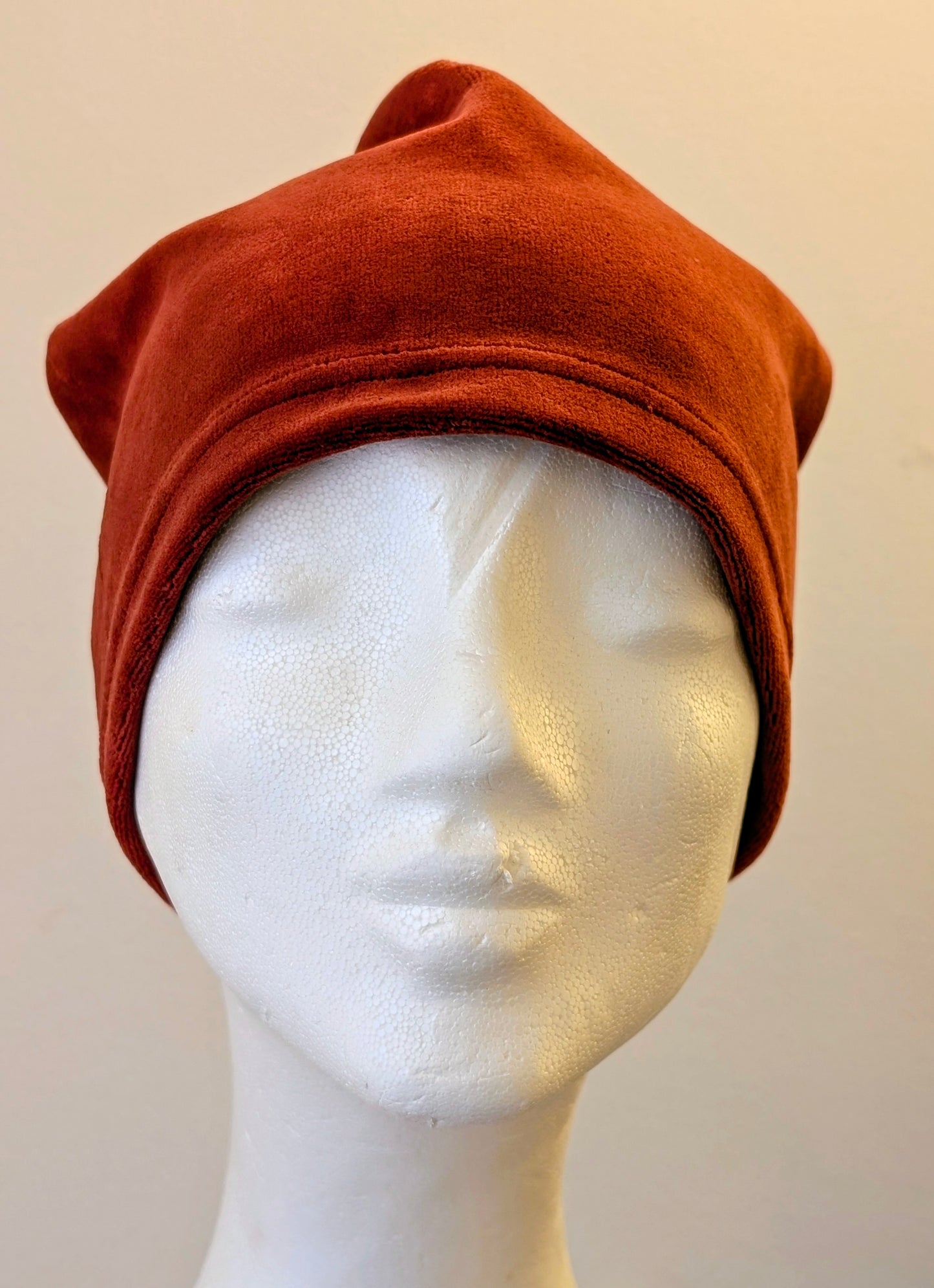Mössa Velour Rost