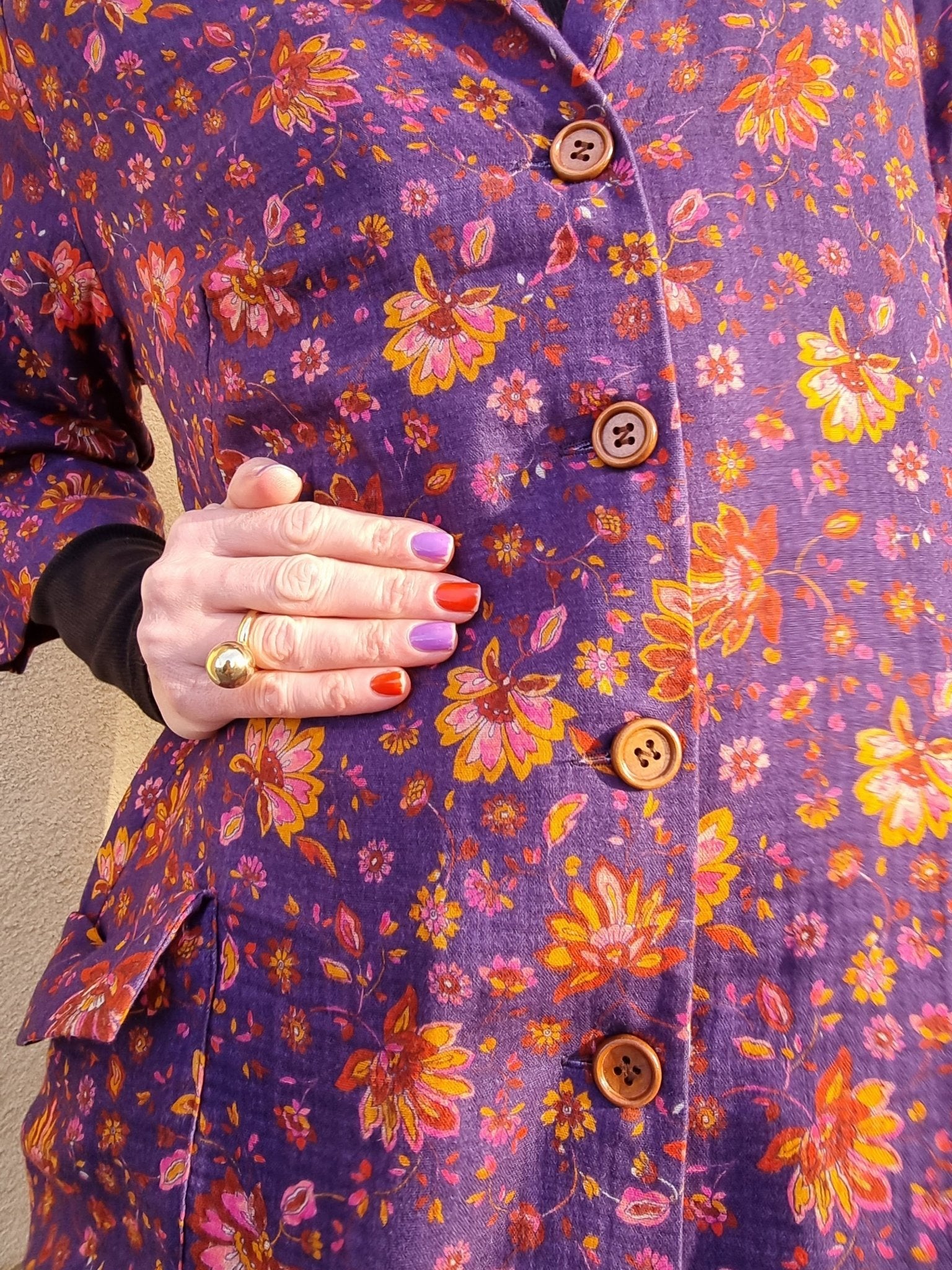 Rockklänning / Städrock Muslin Lila | Rino Klänning i S från Rino Design Sthlm