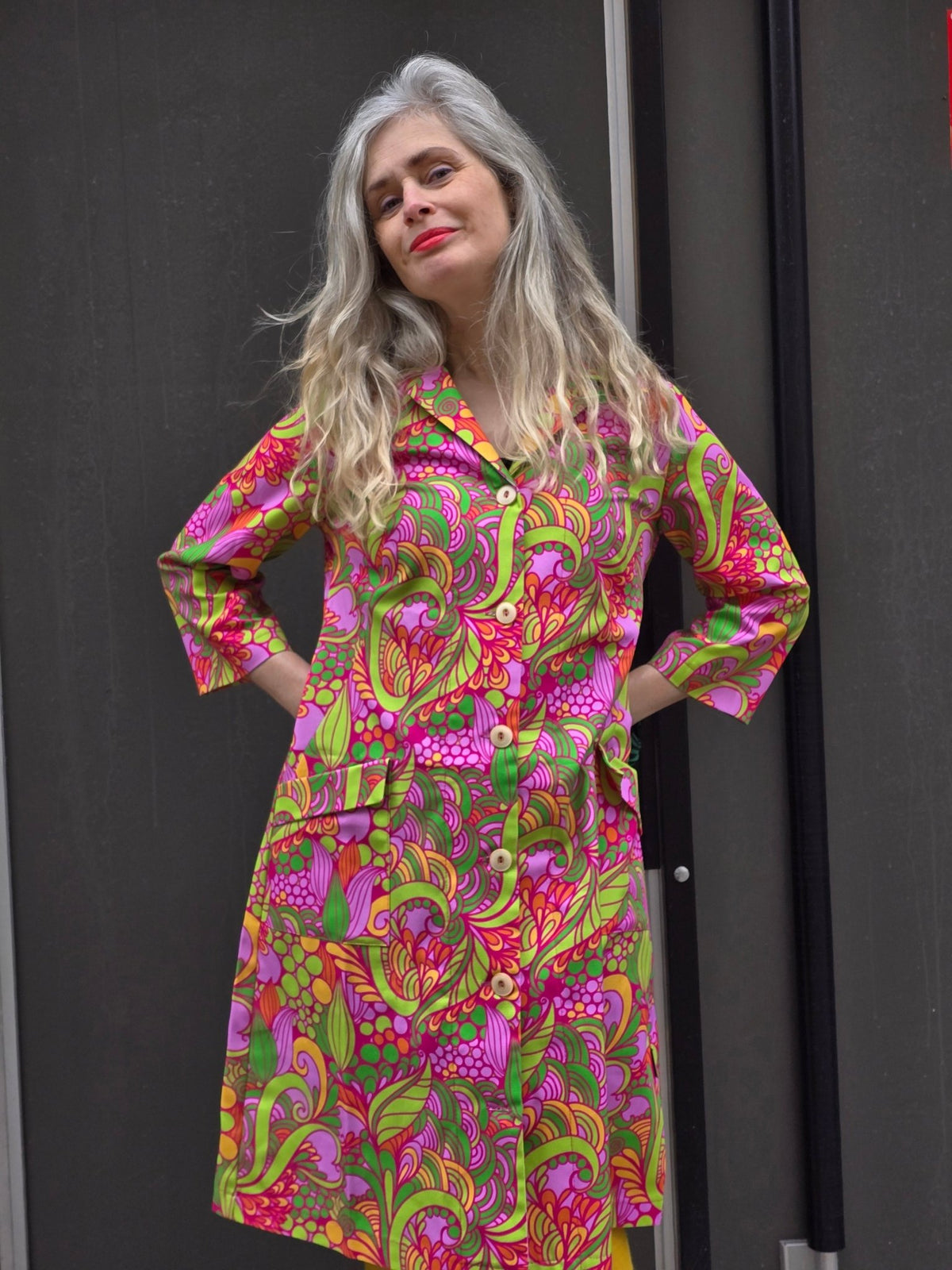 Rockklänning / Städrock Retro 60´s | Rino Klänning i XS från Rino Design Sthlm