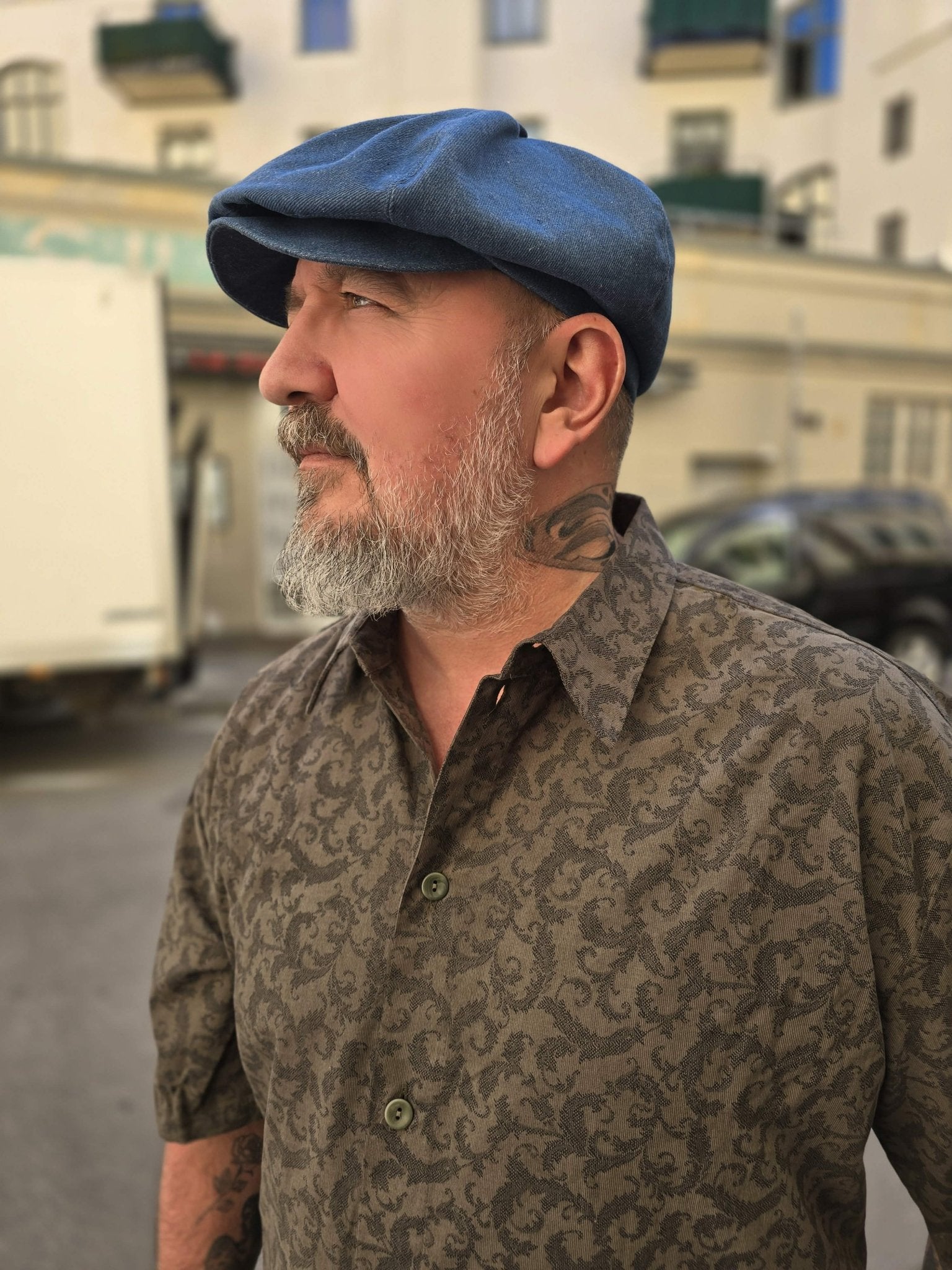 Skjorta Herr Cord grön – Rino Design Man Skjorta herr i S från Rino Design Sthlm