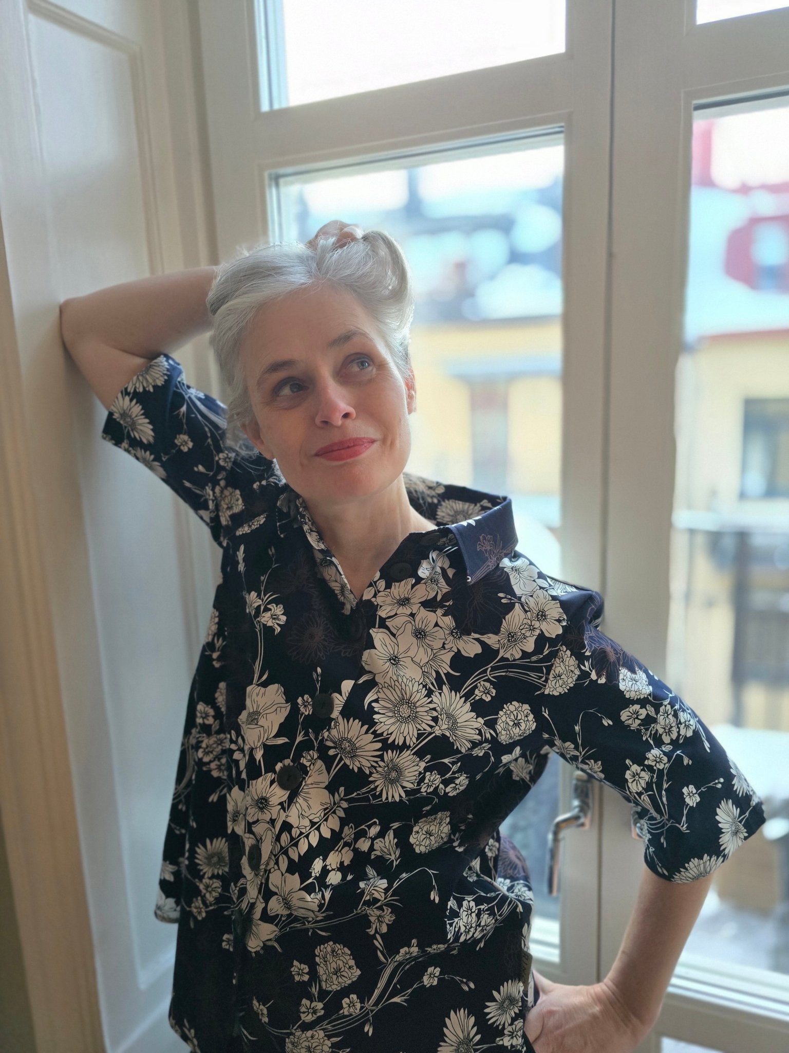 Skjorta Svart vit | Rino Skjorta i S från Rino Design Sthlm