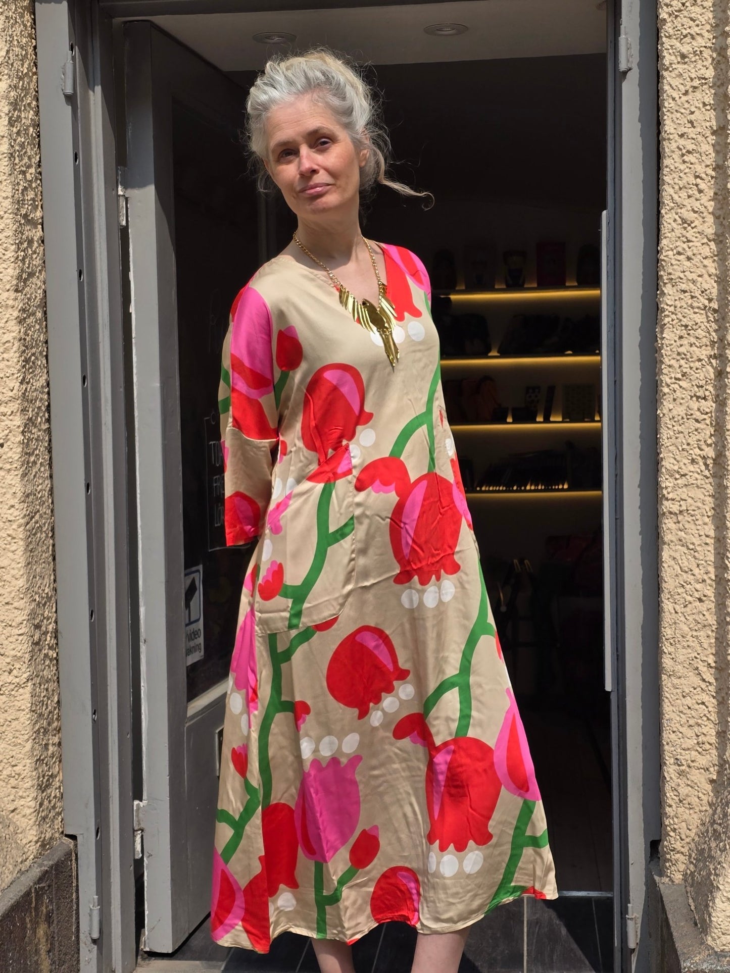 Sommarklänning Vera ljus Tulpan - Rino Design Sthlm