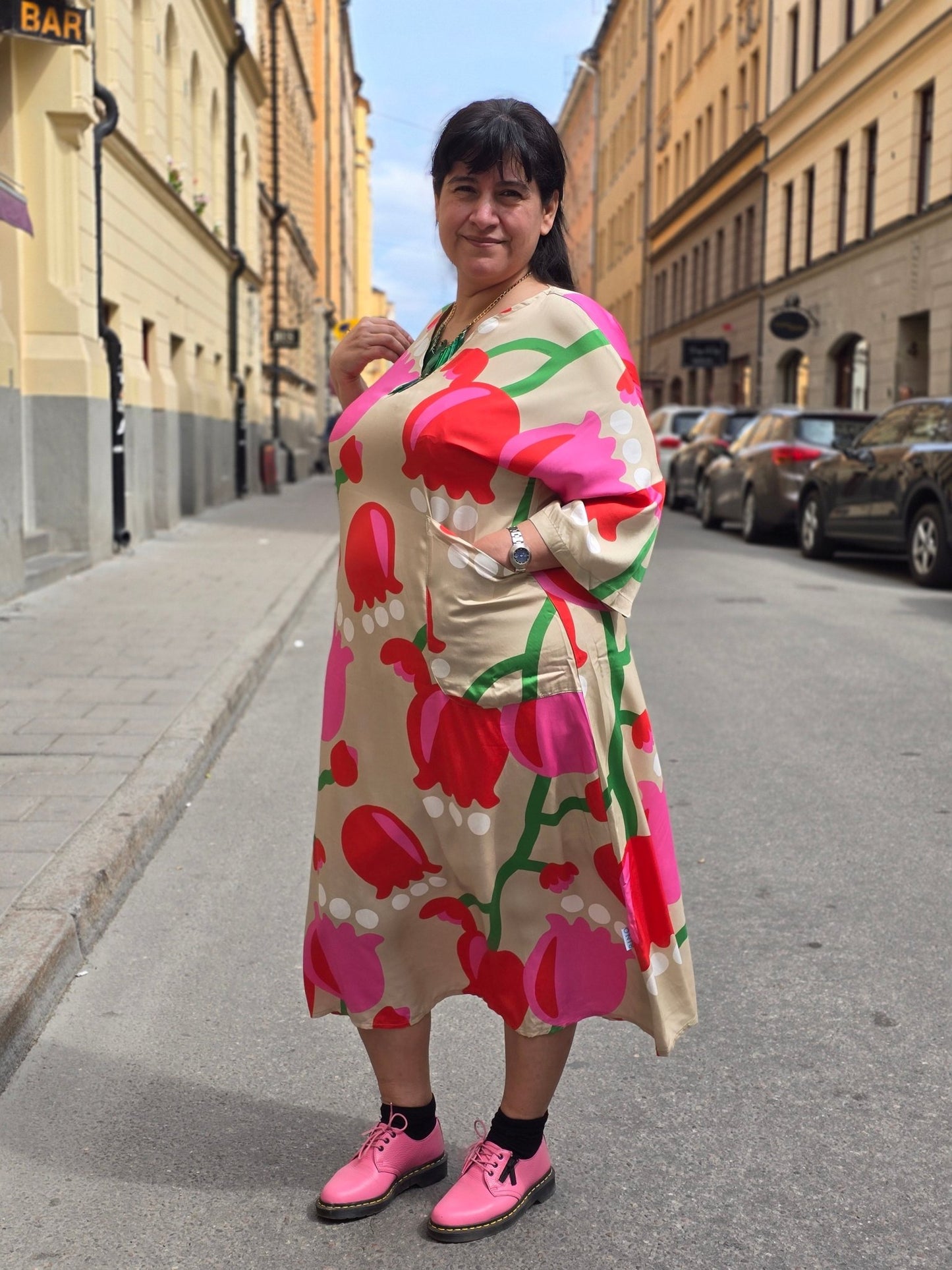 Sommarklänning Vera ljus Tulpan - Rino Design Sthlm