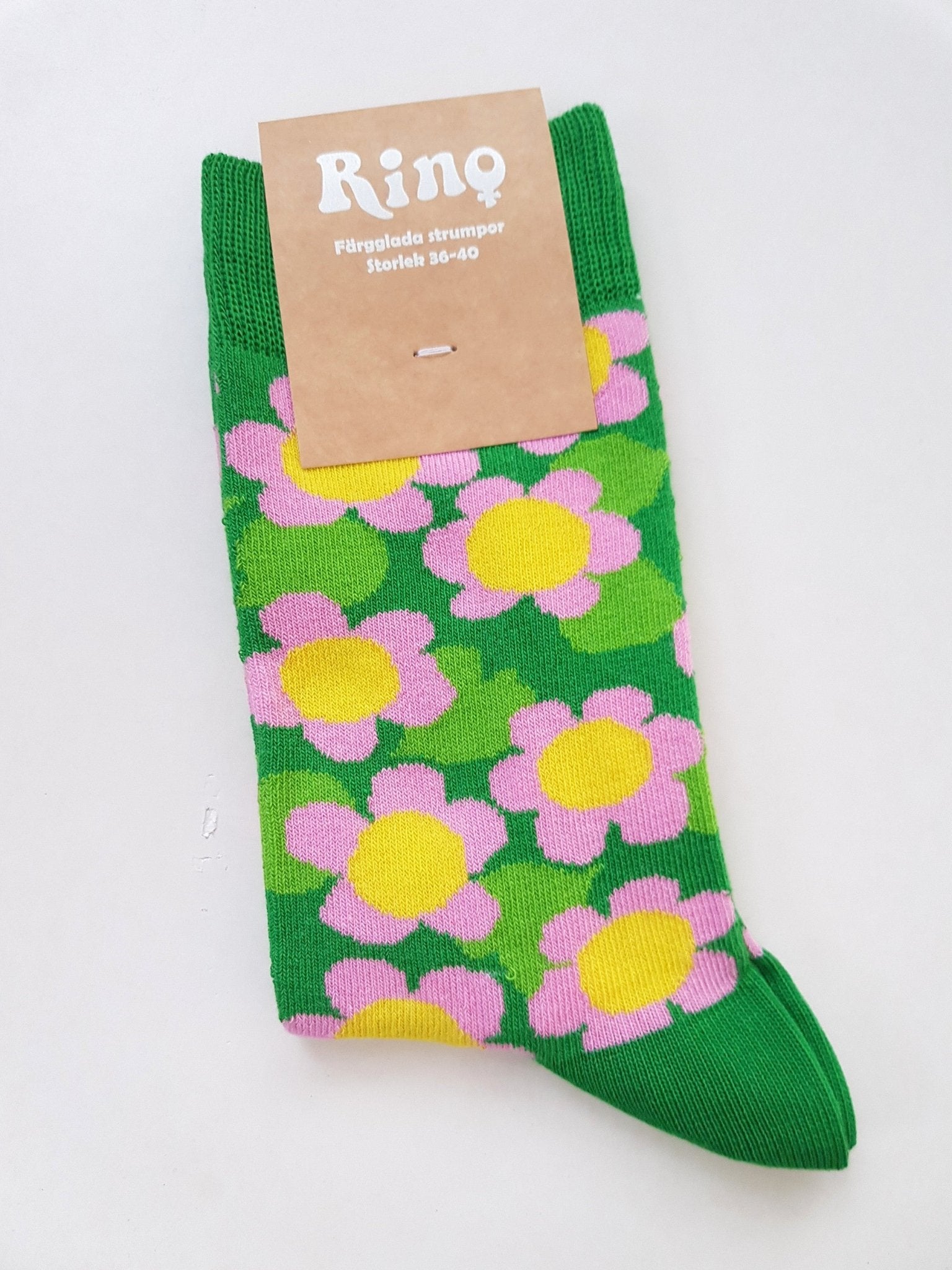 Strumpor Solblomma | Rino Strumpor i One size från Rino Design Sthlm