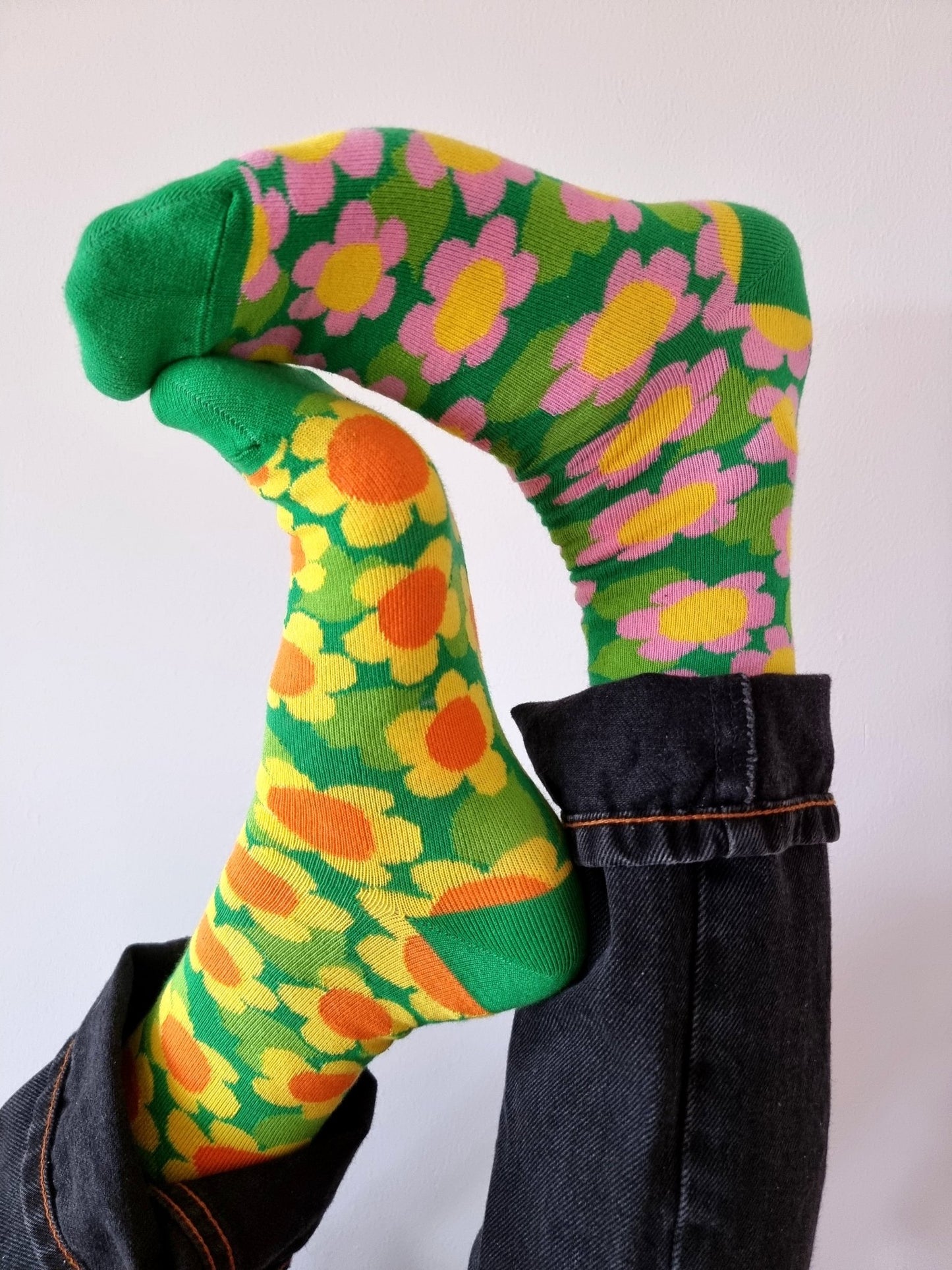 Strumpor Solblomma gul - Rino Design AB