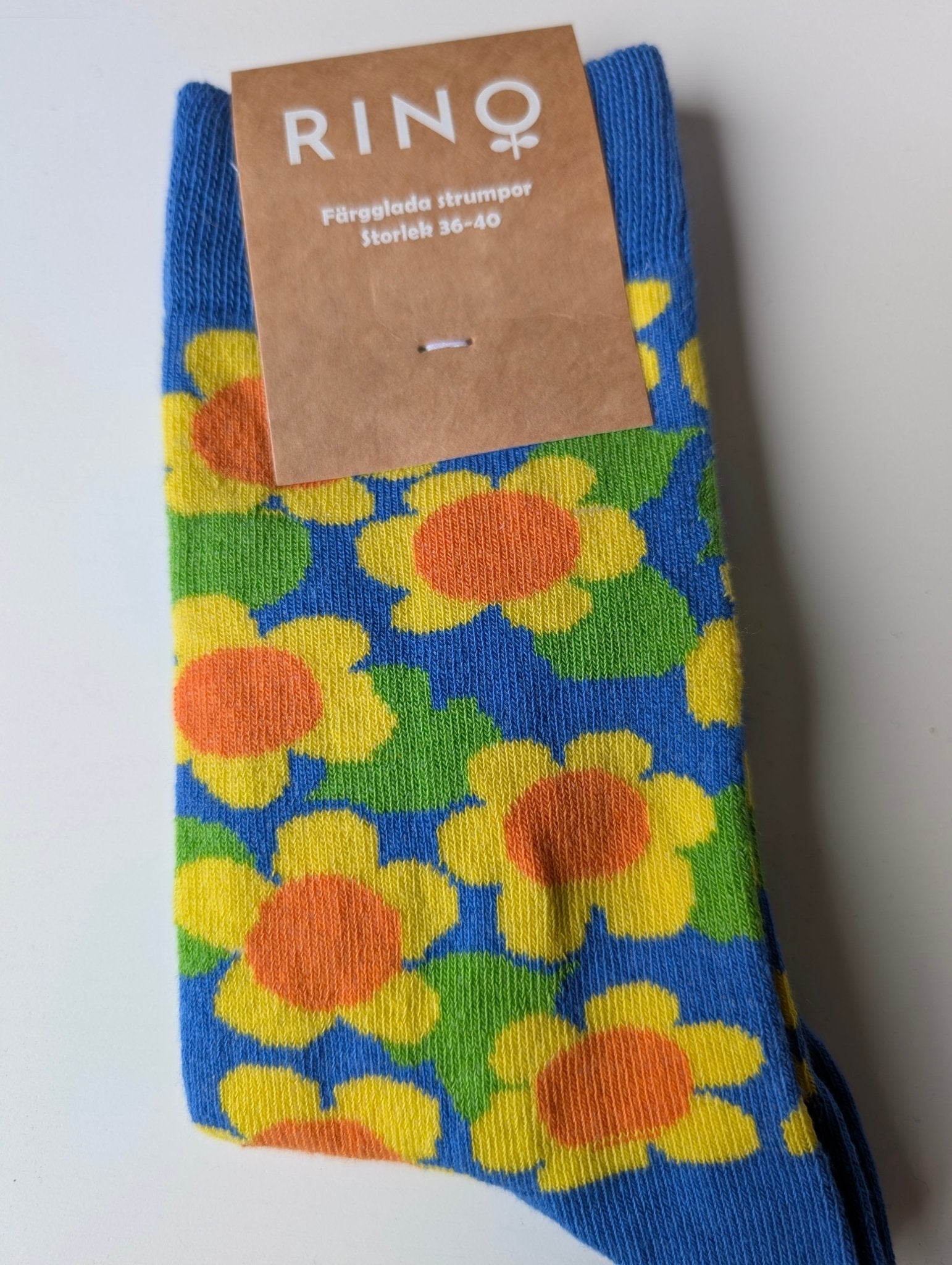 Strumpor Solblomma Sverige | Rino Strumpor i One size från Rino Design Sthlm