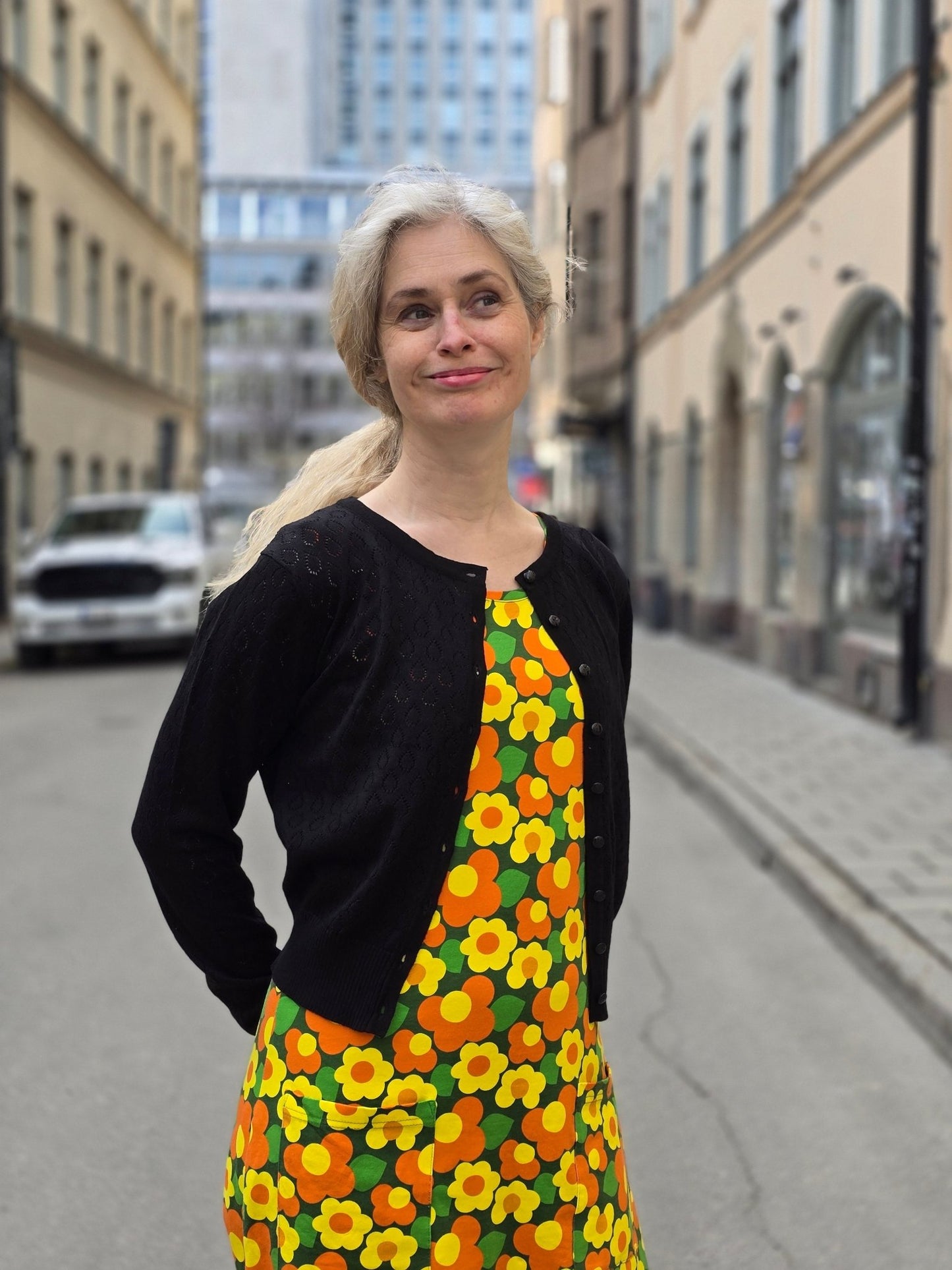 Svart Kofta - Rino Design Sthlm