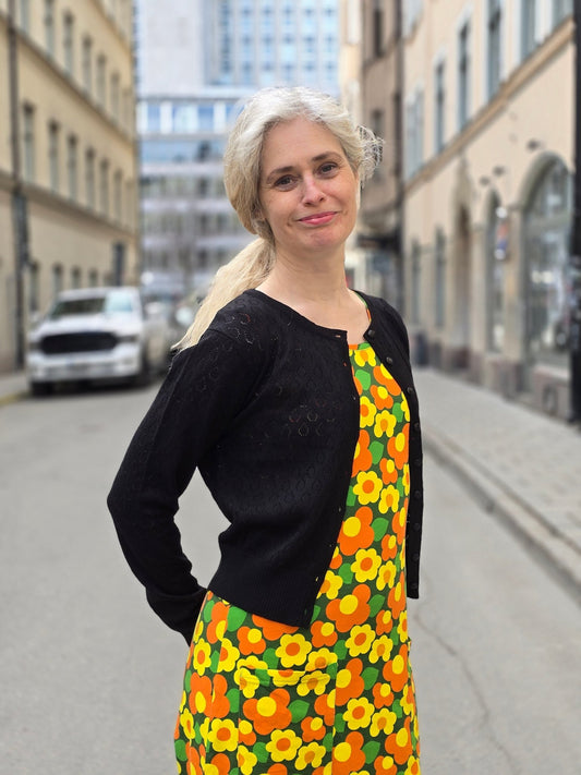 Svart Kofta - Rino Design Sthlm