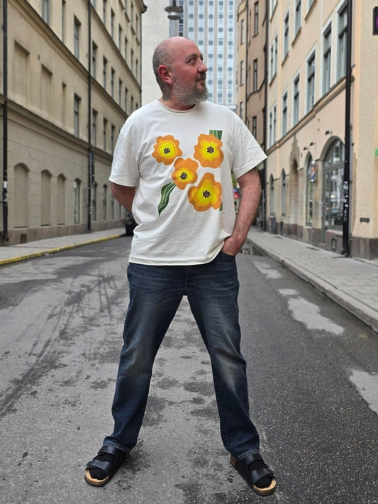 T-shirt casual Papaya - Rino Design Sthlm