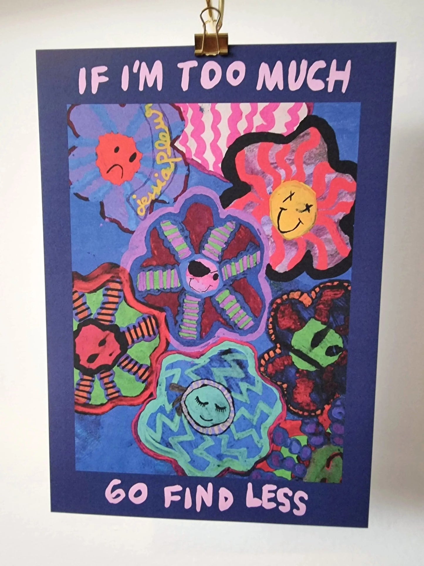 Too much. A4 - print av Jessicaritar - Rino Design AB