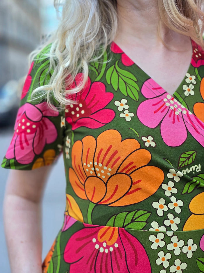 Trikåklänning lång Siwan Sommar | Rino Klänning i S från Rino Design Sthlm