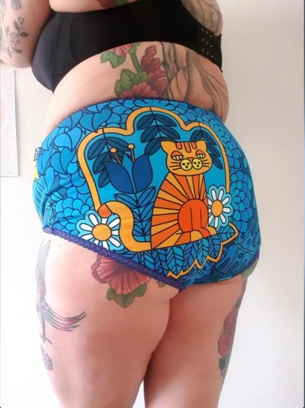 Trosor Katt Blå | Rino Trosor i S från Rino Design Sthlm