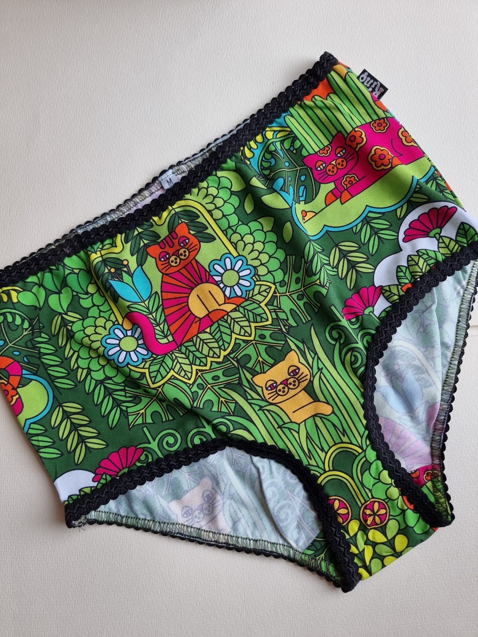 Trosor Katt Grön | Rino Trosor i S från Rino Design Sthlm