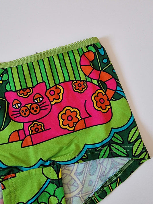 Trosor med ben stor katt grön - Rino Design Sthlm