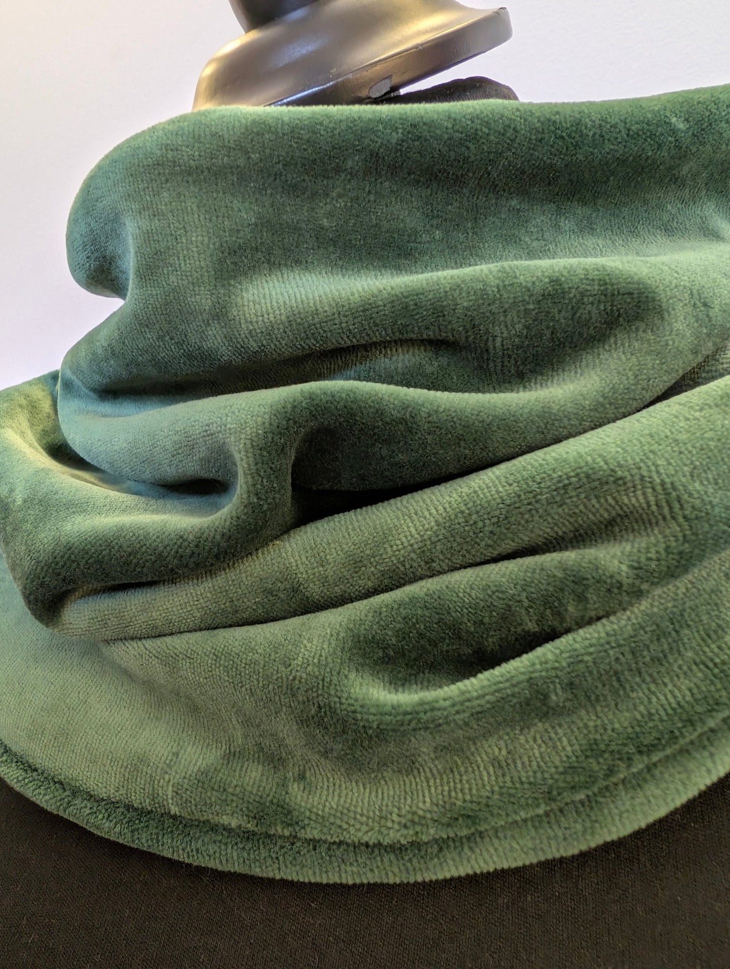 Tubsjal Velour Mörkgrön - Rino Design Sthlm