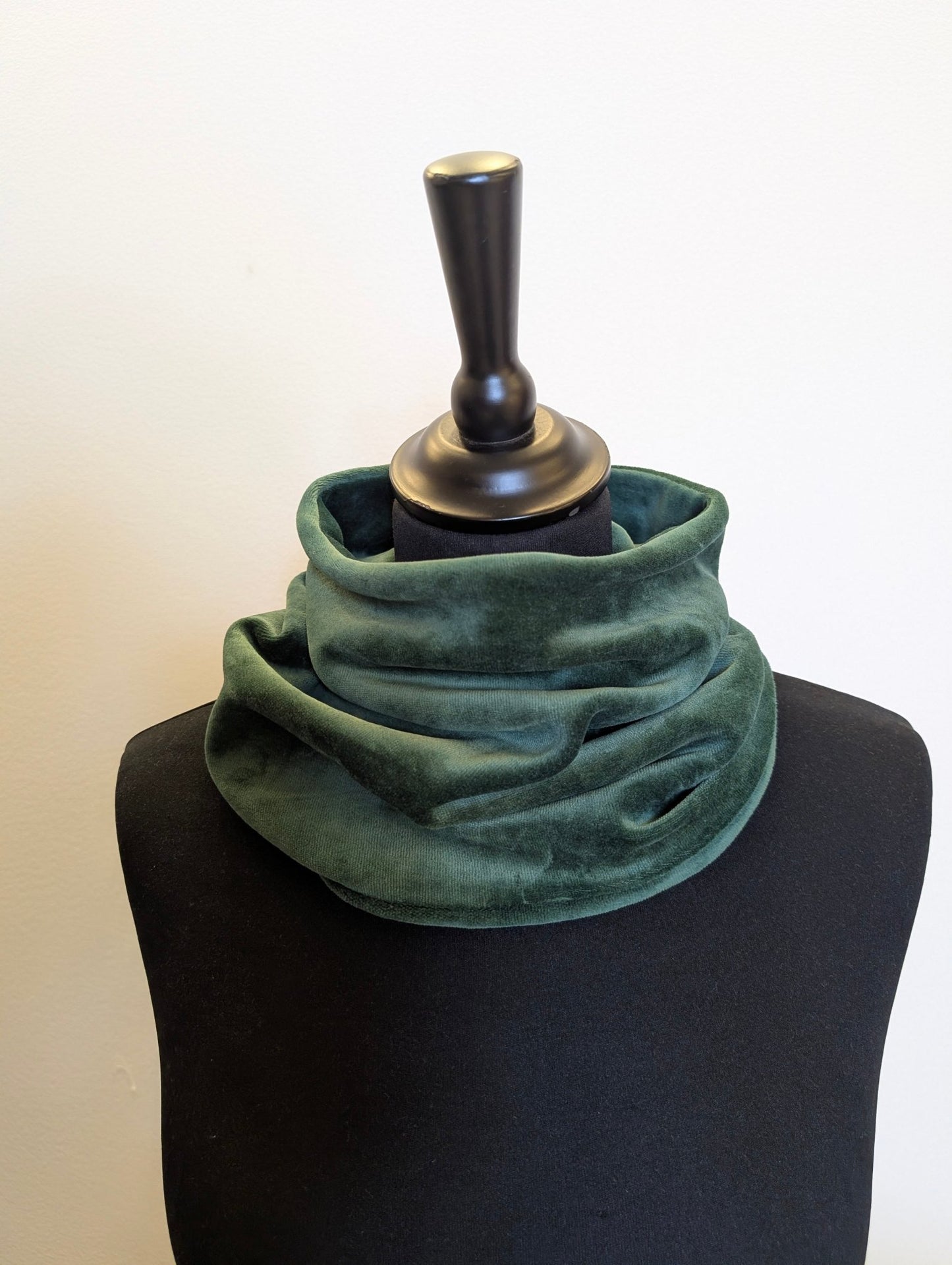 Tubsjal Velour Mörkgrön - Rino Design Sthlm
