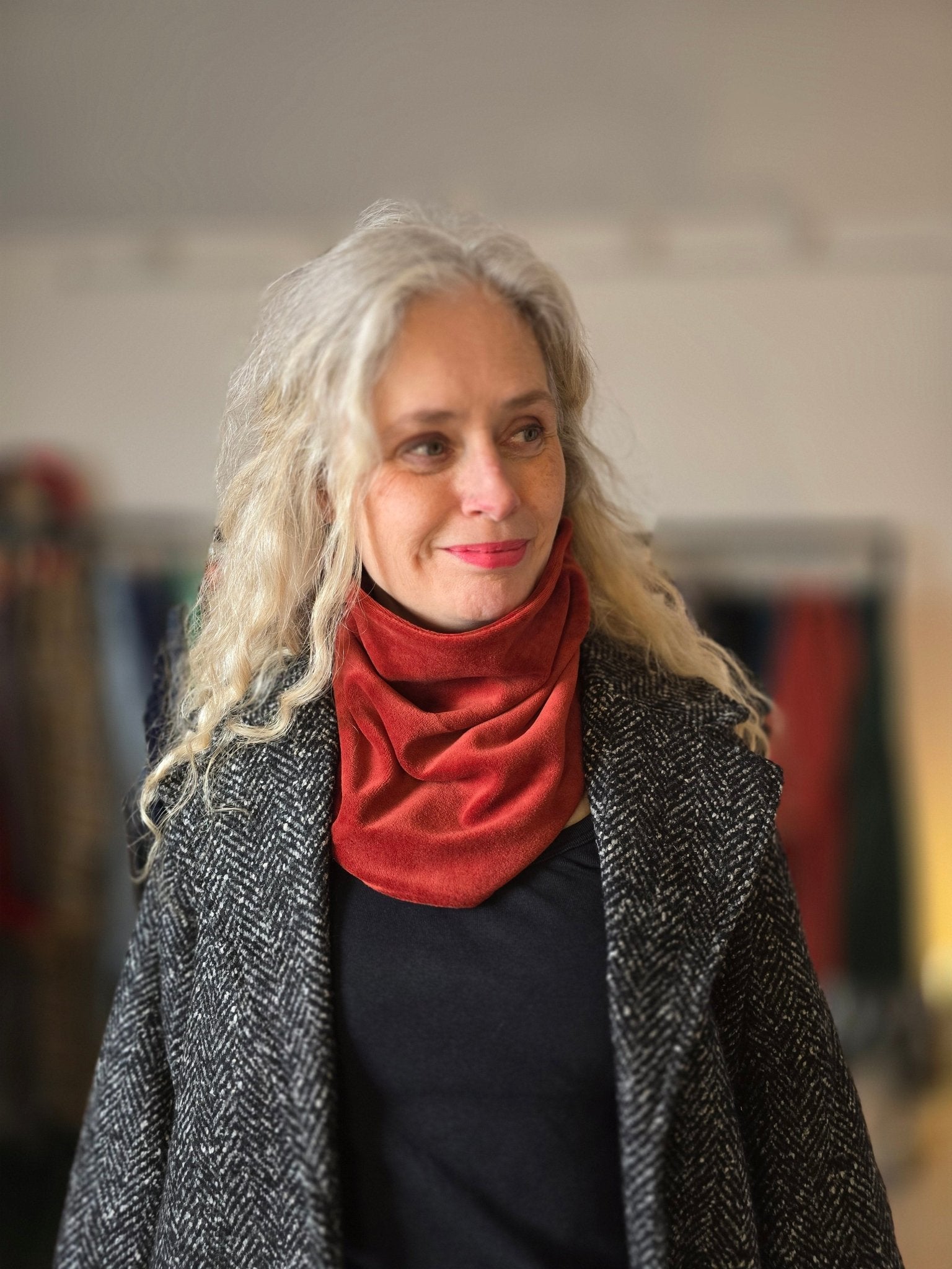 Tubsjal Velour Rost - Rino Design Sthlm