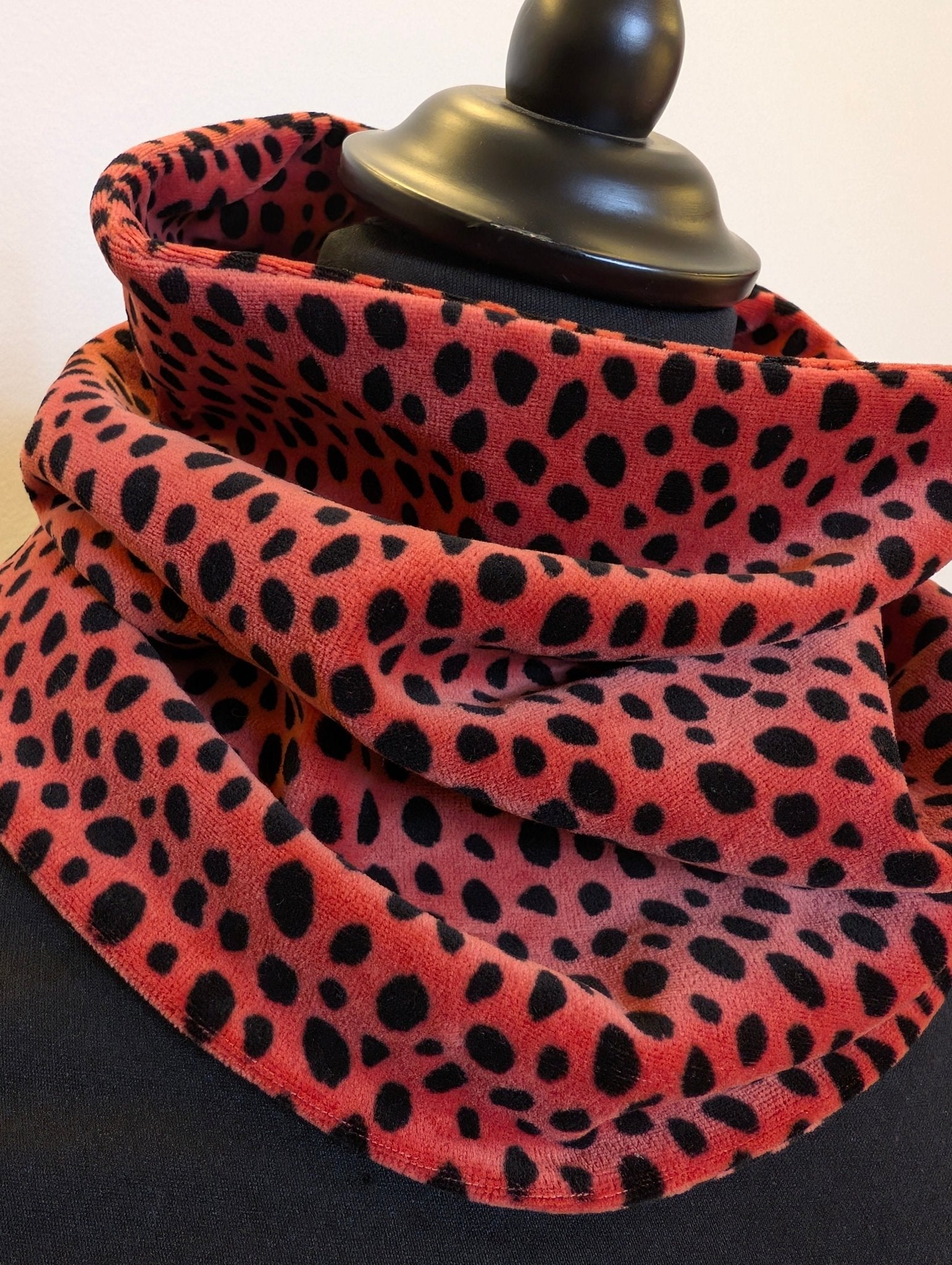 Tubsjal Velour Rost prickig - Rino Design Sthlm