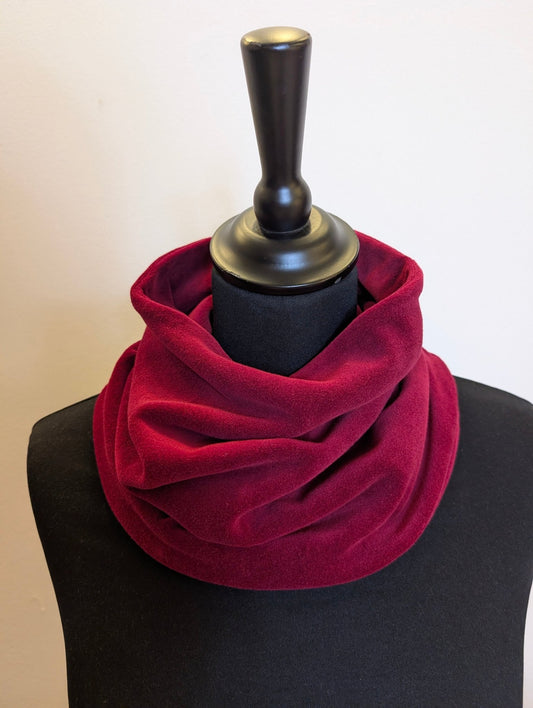 Tubsjal Velour Vinröd - Rino Design Sthlm