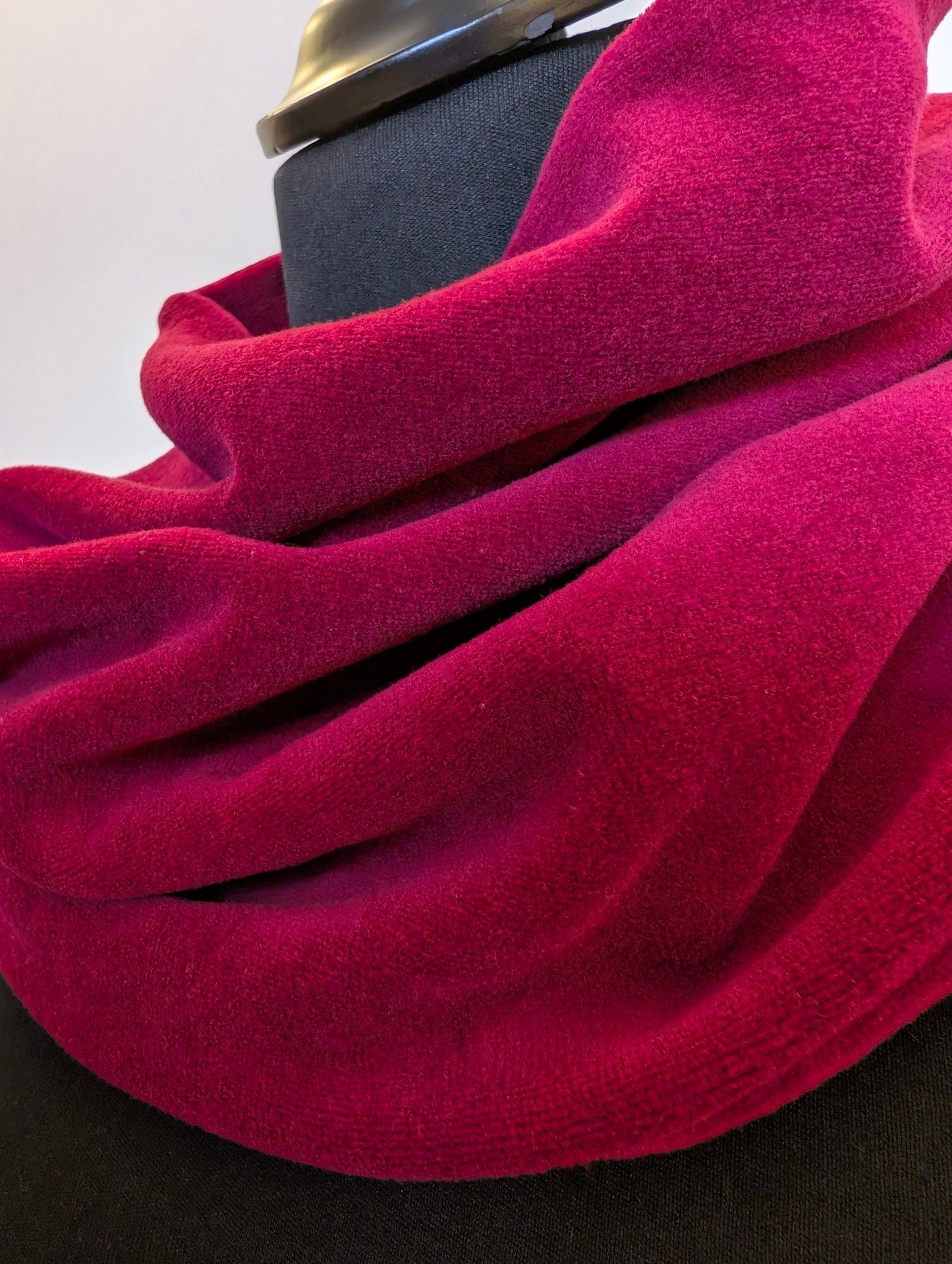 Tubsjal Velour Vinröd - Rino Design Sthlm