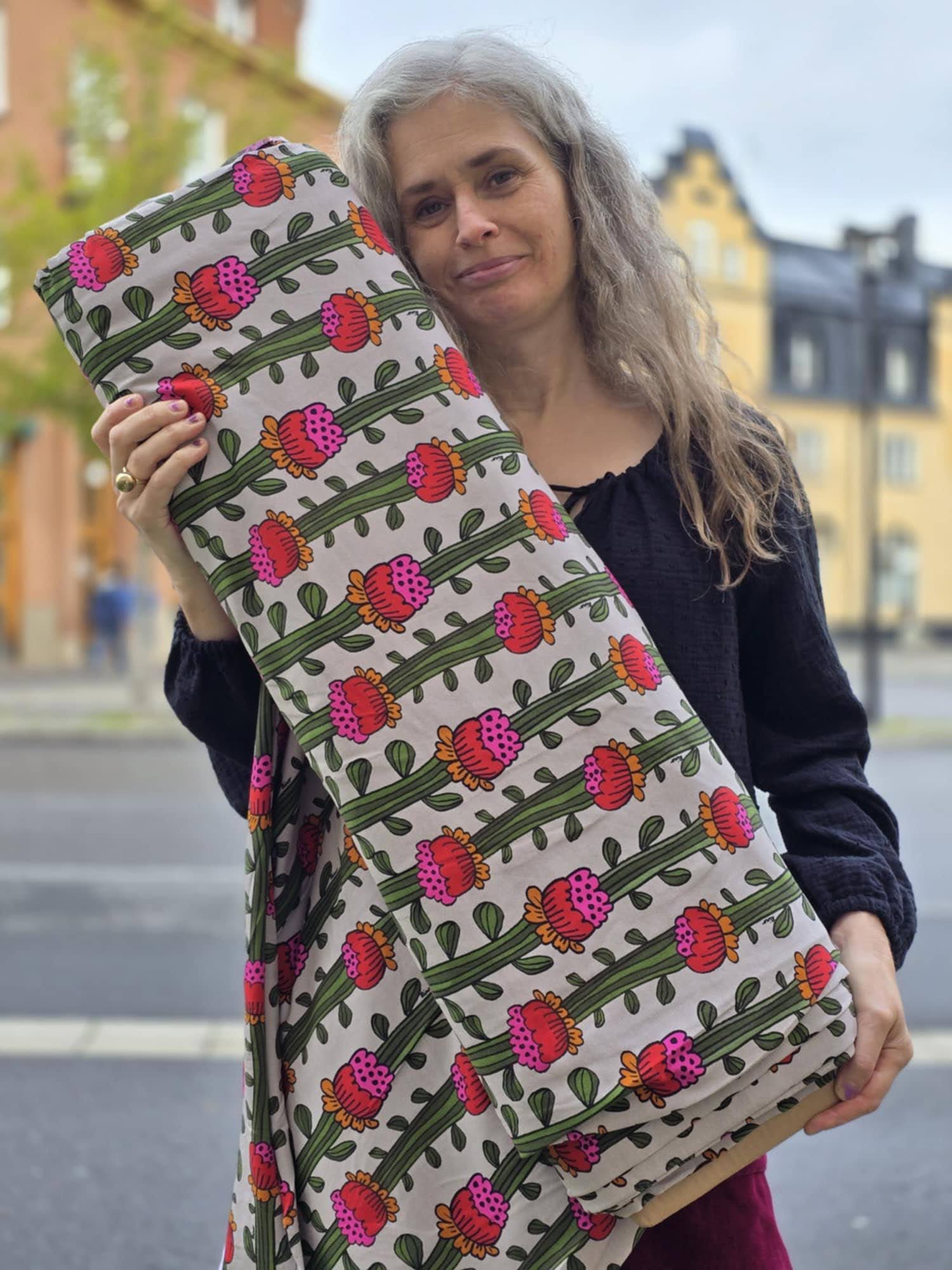Tyg trikå Kaktus metervara | Rino Tyg i 1 m från Rino Design Sthlm