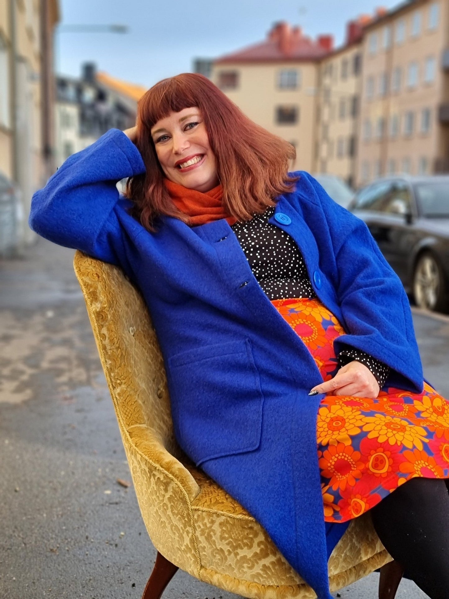 Långärmad tröja Prickig - Rino Design Sthlm