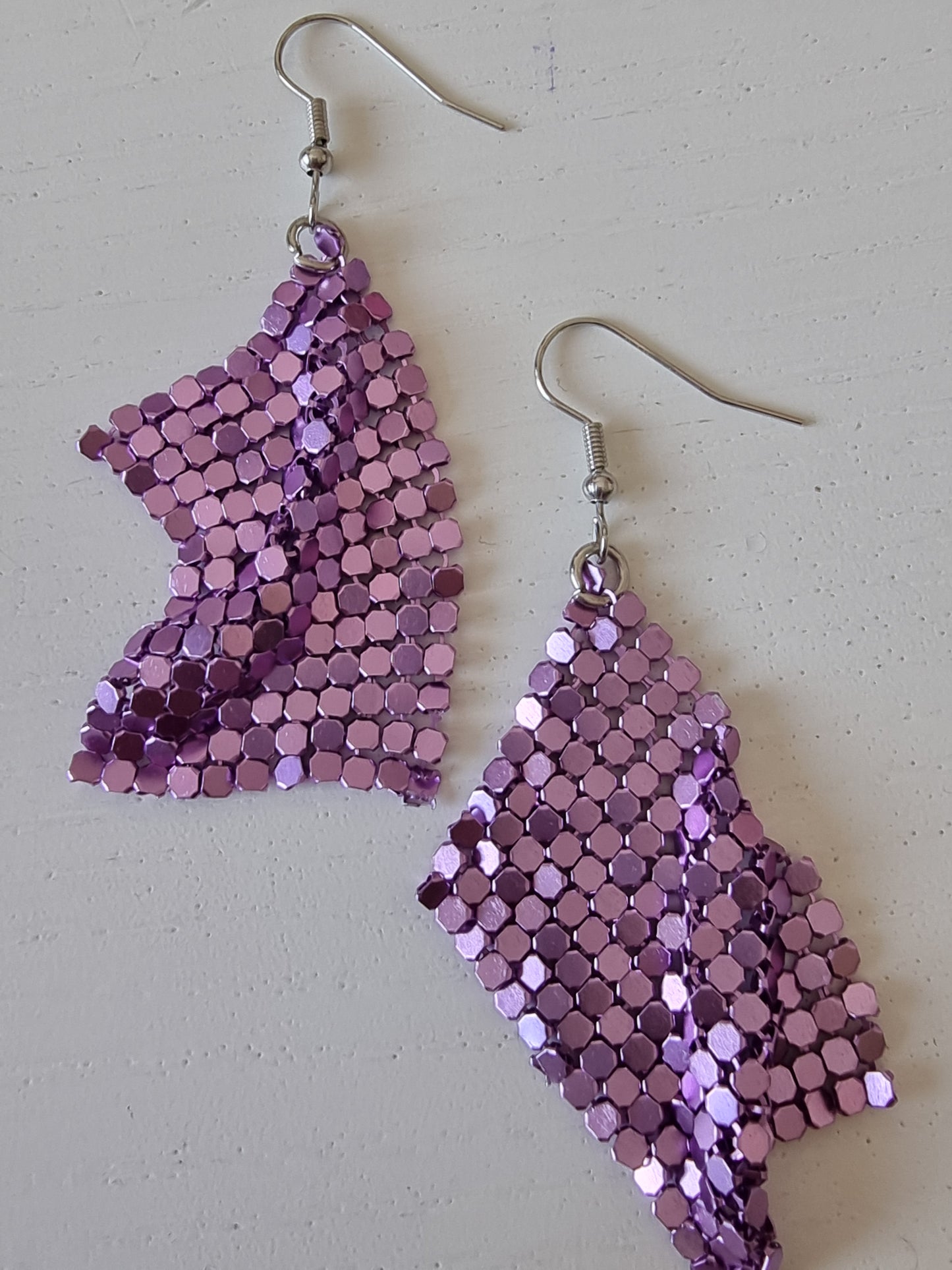 Earrings PARTY purple