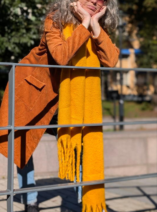 Thick Yellow Scarf