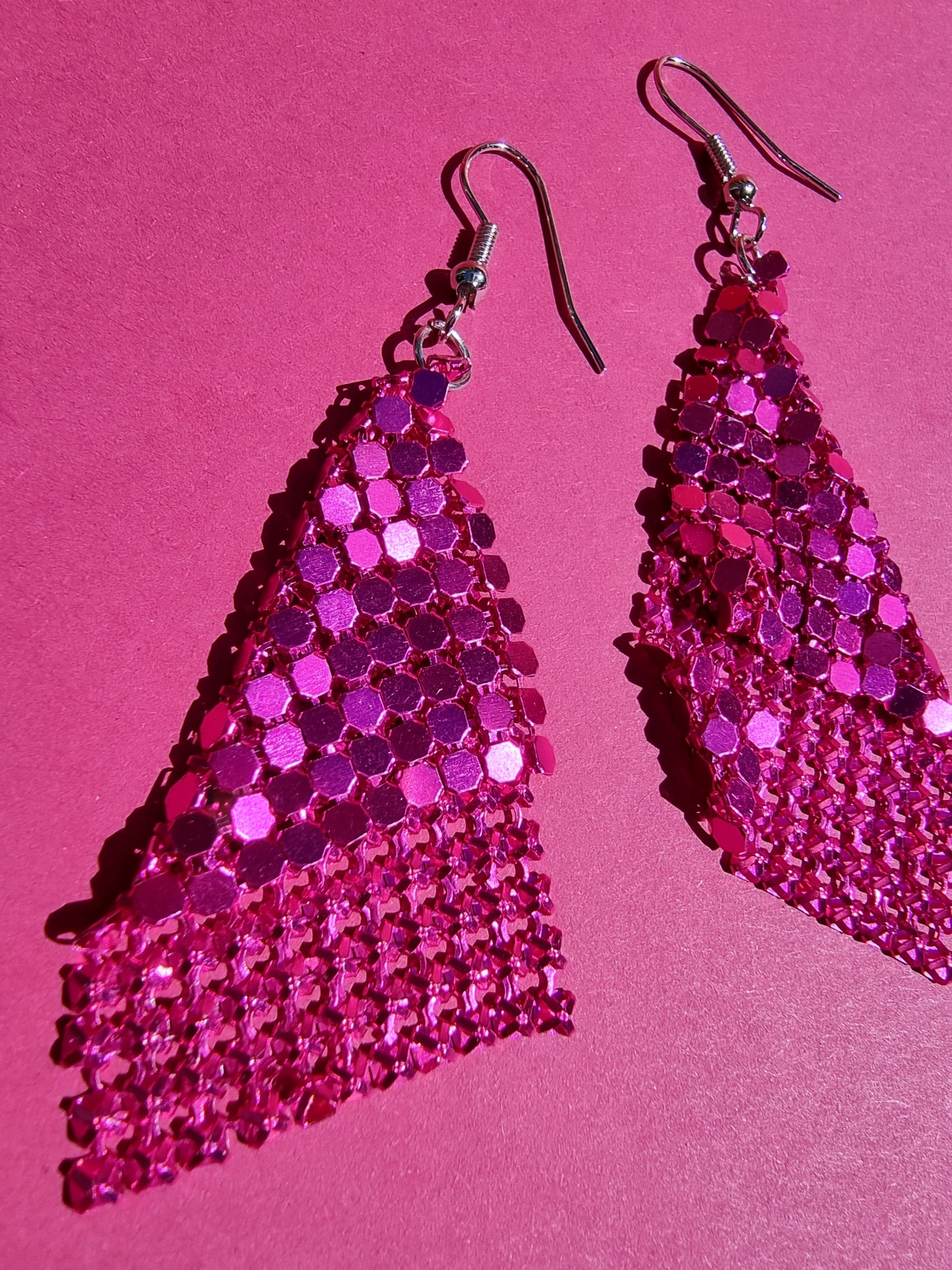 Earrings PARTY cerise