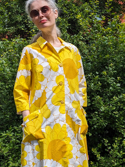 Coat dress Göta yellow