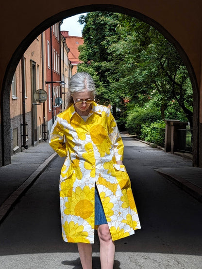 Coat dress Göta yellow