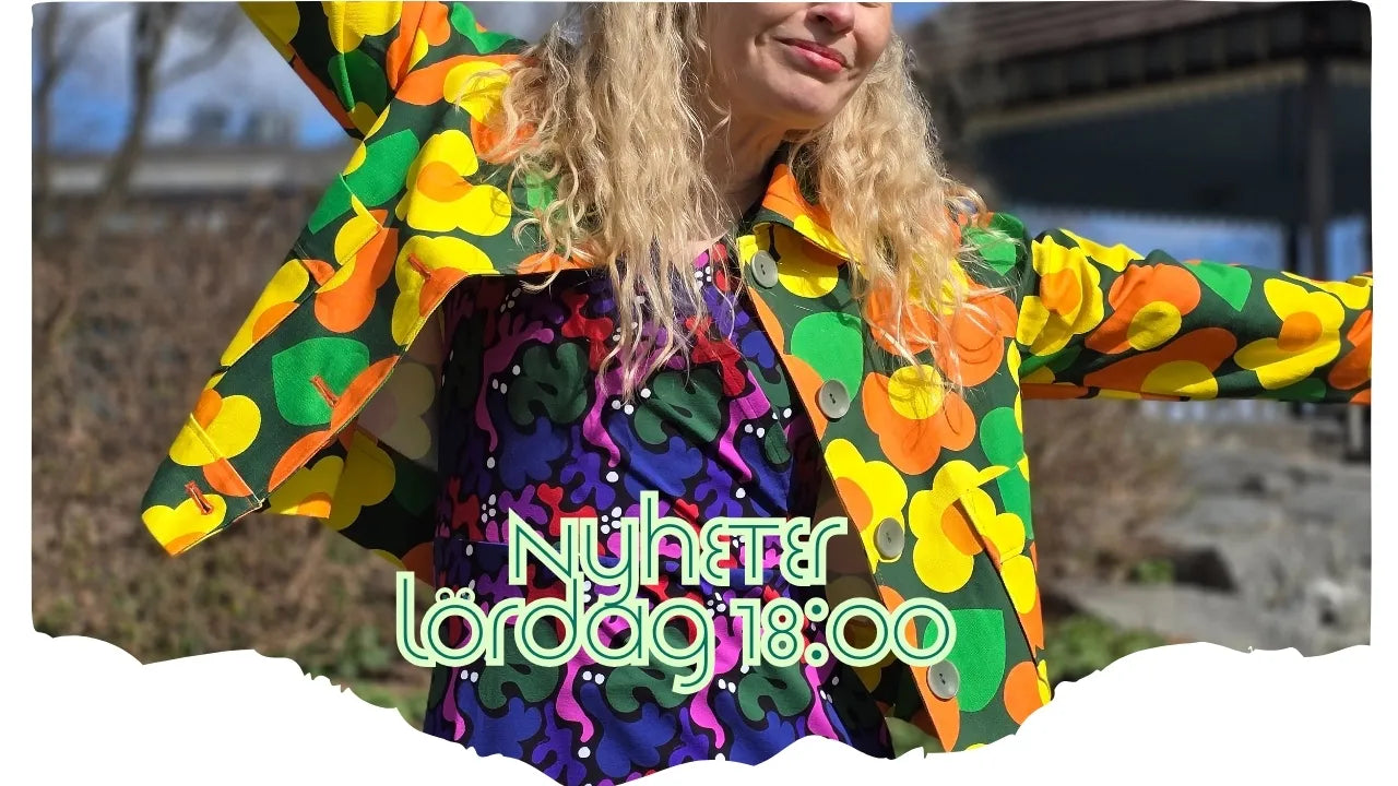 Banner med info om släpp av nyheter hos Rino Design