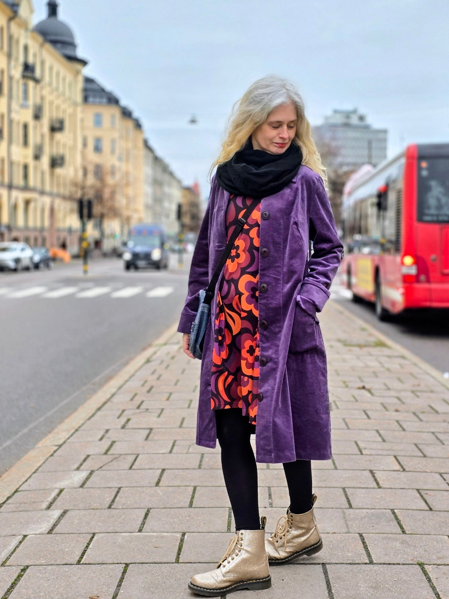 A - linjeklänning Månblomma by Rino - Rino Design Sthlm