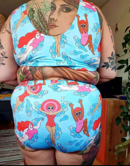 Bikinitopp Kvinnor som vågar Rosa - Rino Design Sthlm