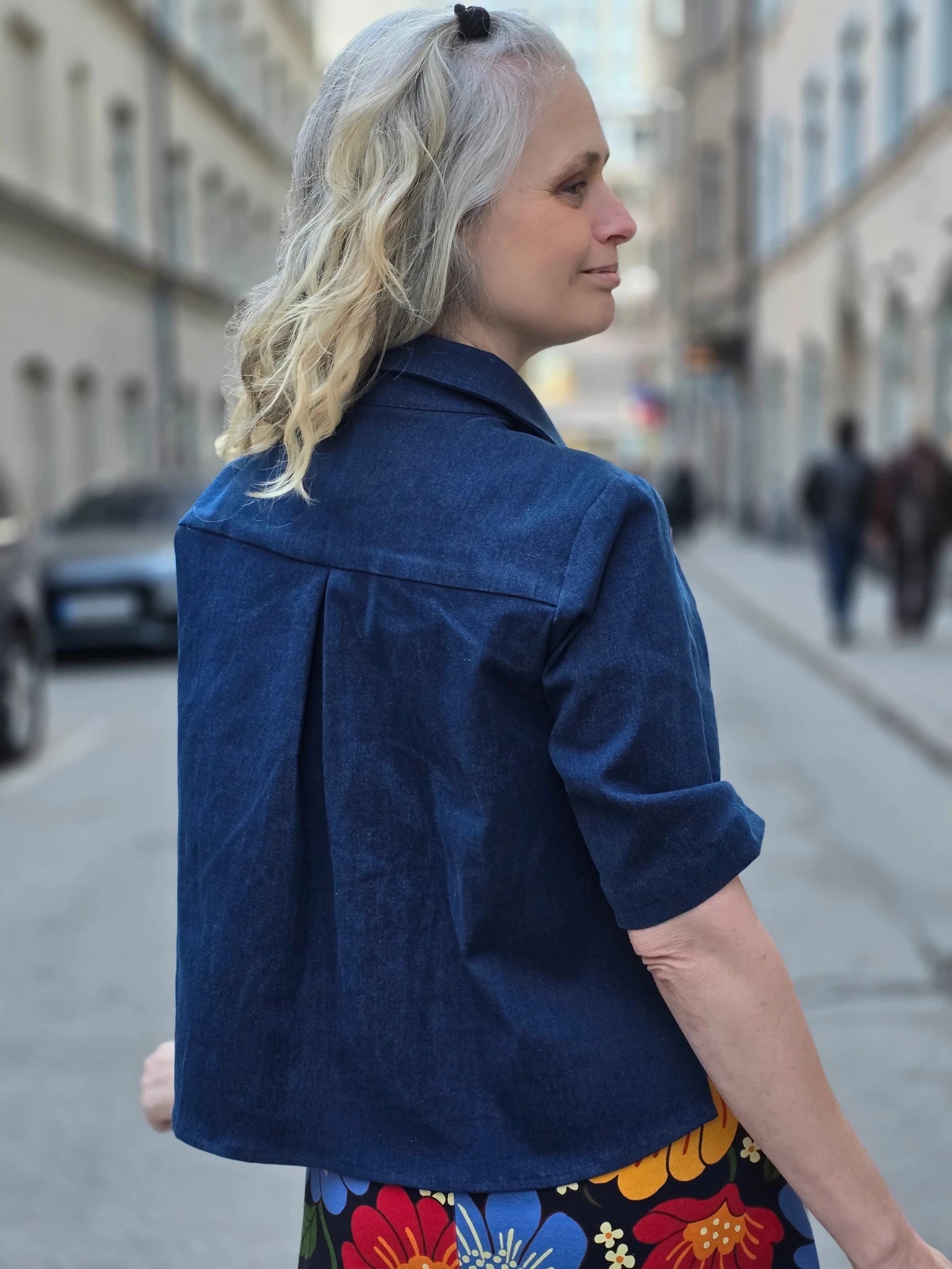 Blus Dark Jeans | Rino Blus i S från Rino Design Sthlm