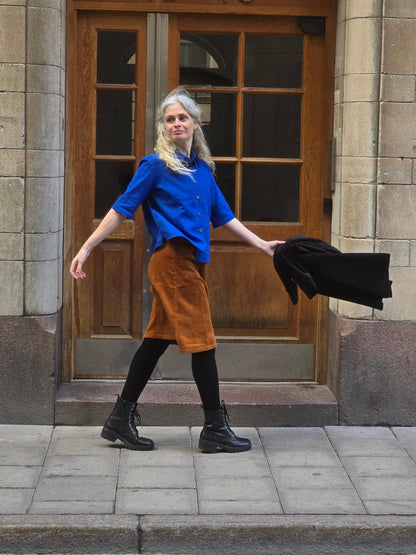 Blus Linne Klarblå - Rino Design Sthlm