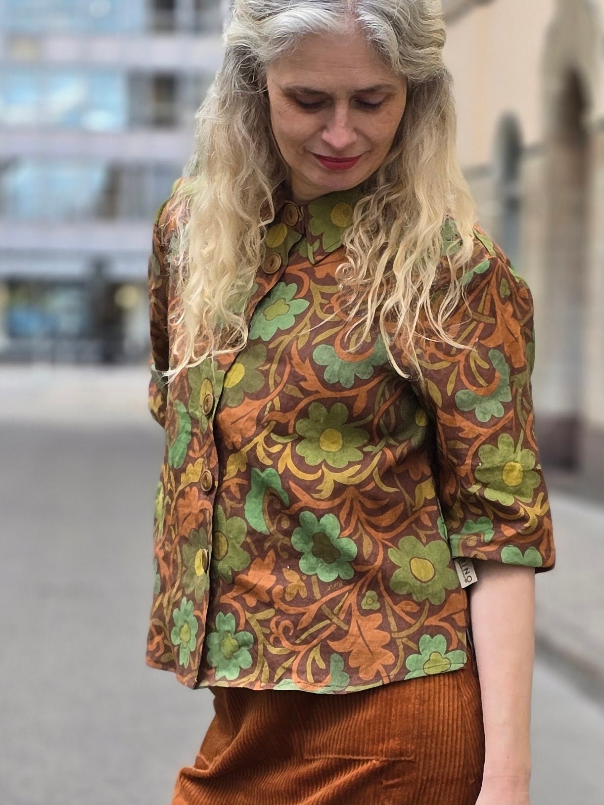 Blus Linne Ranka | Rino Blus i S från Rino Design Sthlm