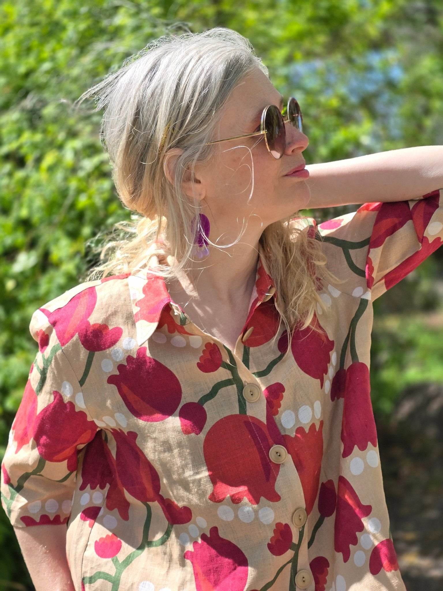 Blus ljus Tulpan | Rino Blus i S från Rino Design Sthlm