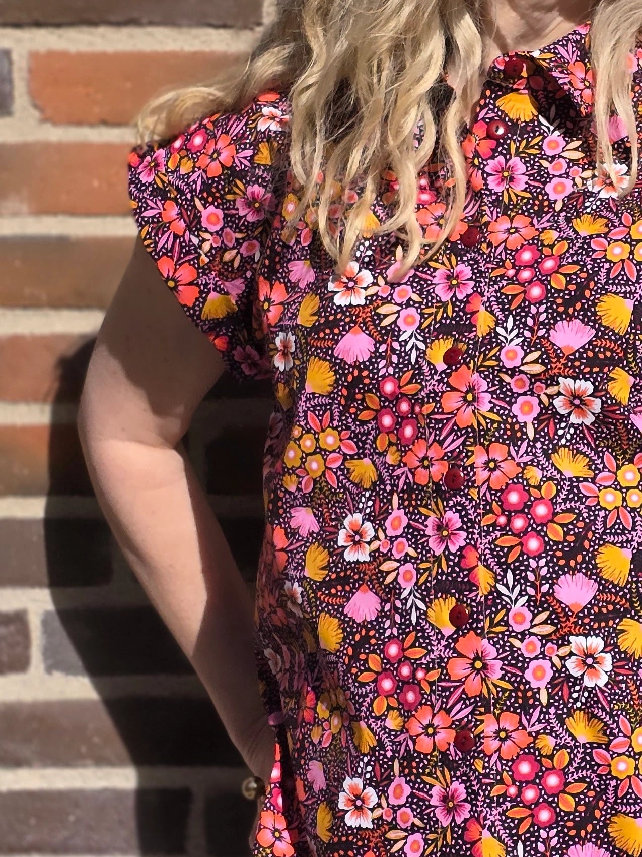 Blus Nätt Fyrverkeri | Rino Blus i S/M från Rino Design Sthlm