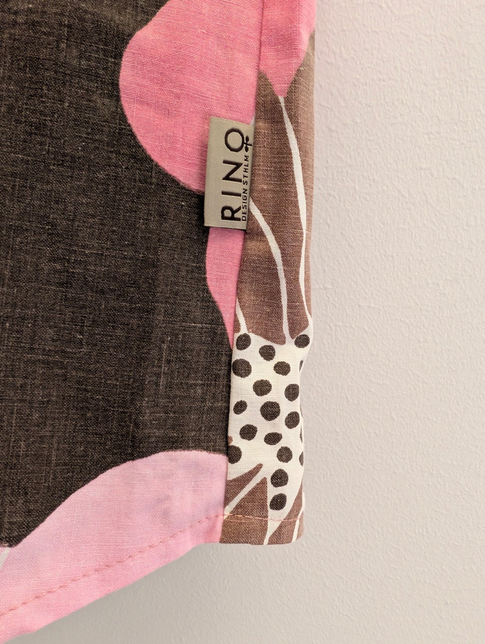 Blus Nätt Retro 70's brun - rosa | Rino Blus i S/M från Rino Design Sthlm