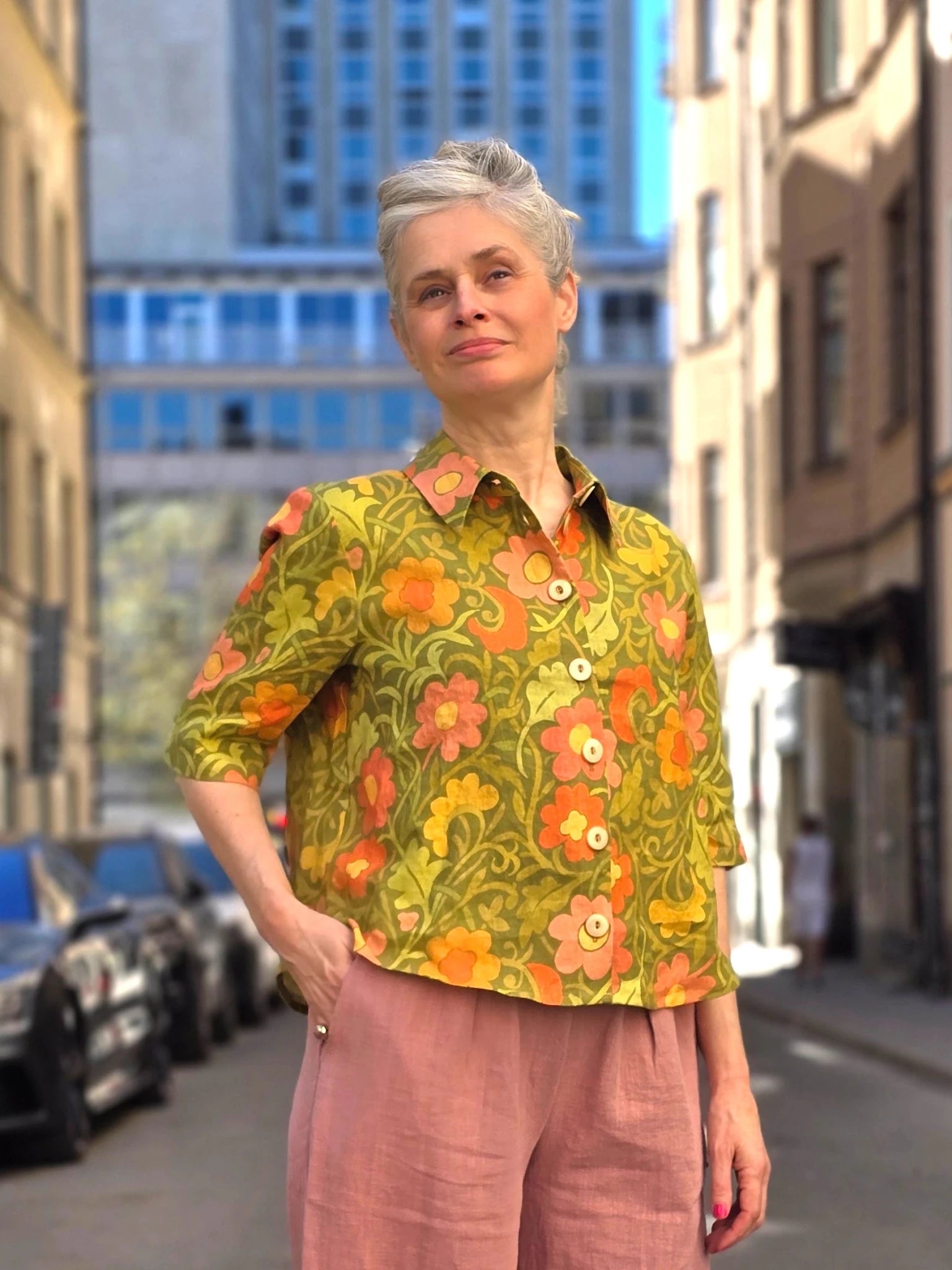 Blus Ranka Sommar | Rino Blus i S från Rino Design Sthlm